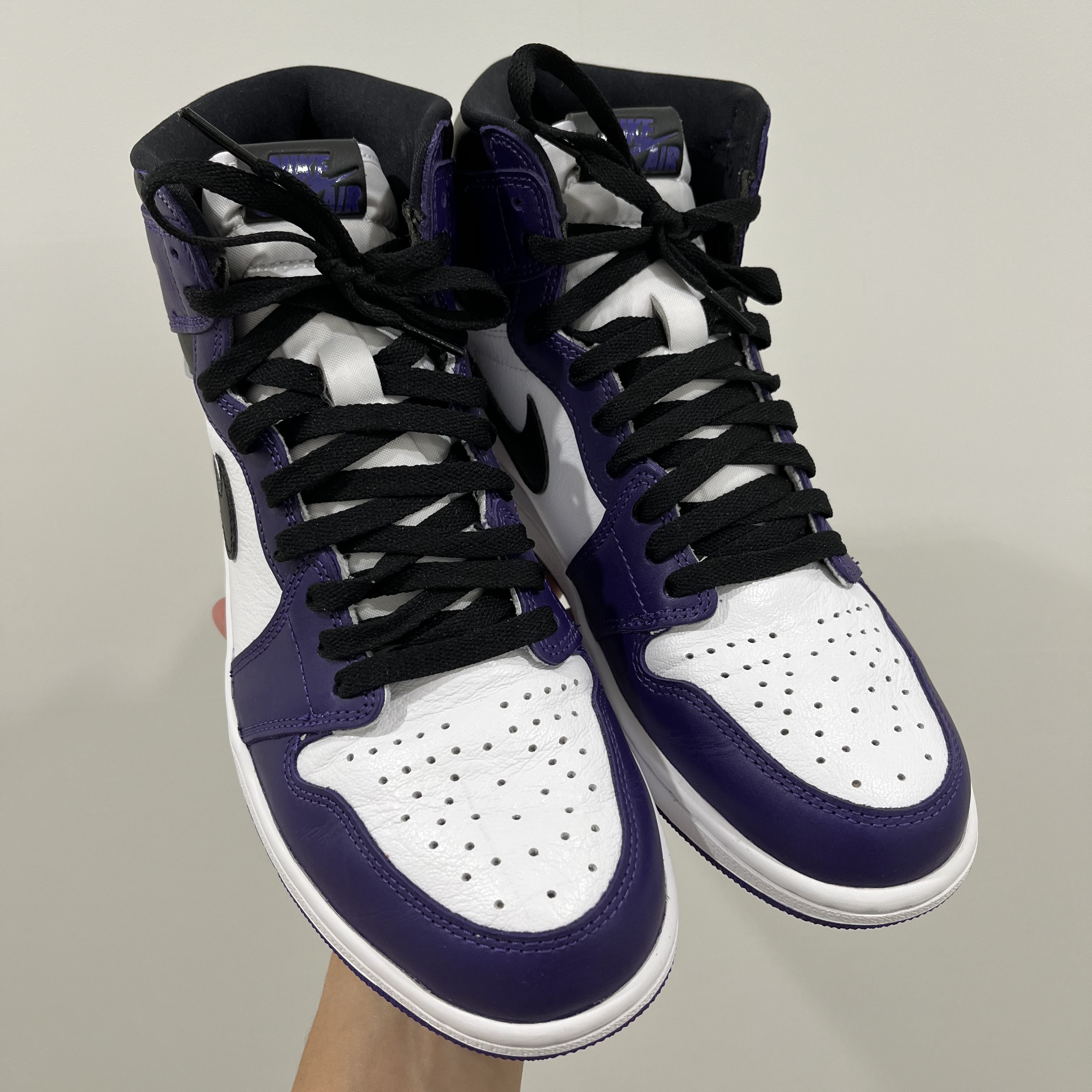 Jordan 1 Retro High OG Court Purple 2020 착용 스타일 - 2