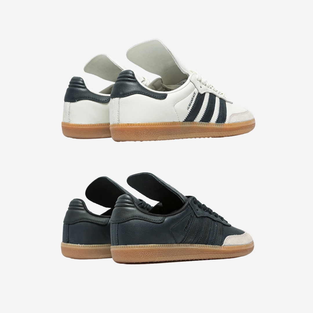 Adidas x Pharrell Williams Humanrace Samba Cloud White Night Grey 착용 스타일 - 5