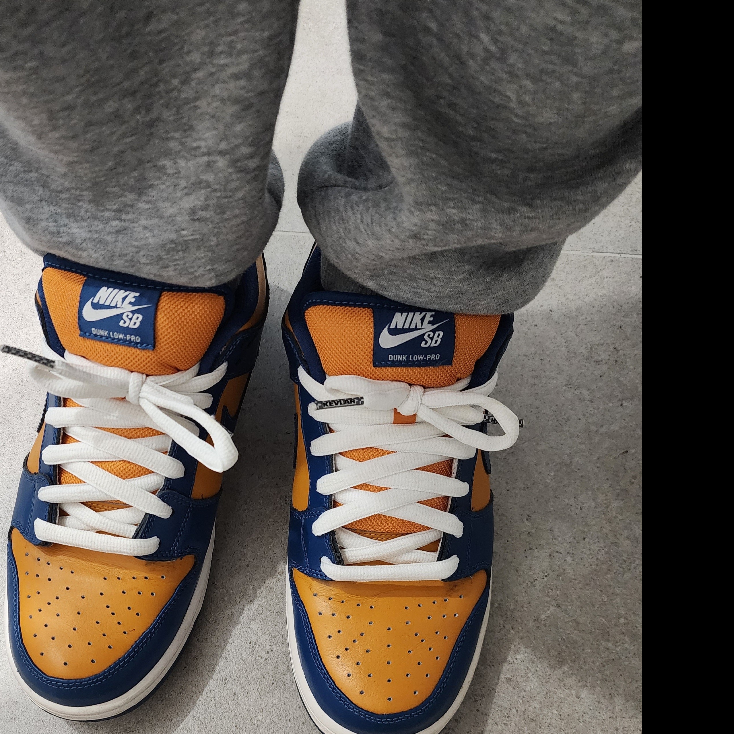 Nike Dunk SB Low Sunset French Blue 착용 스타일