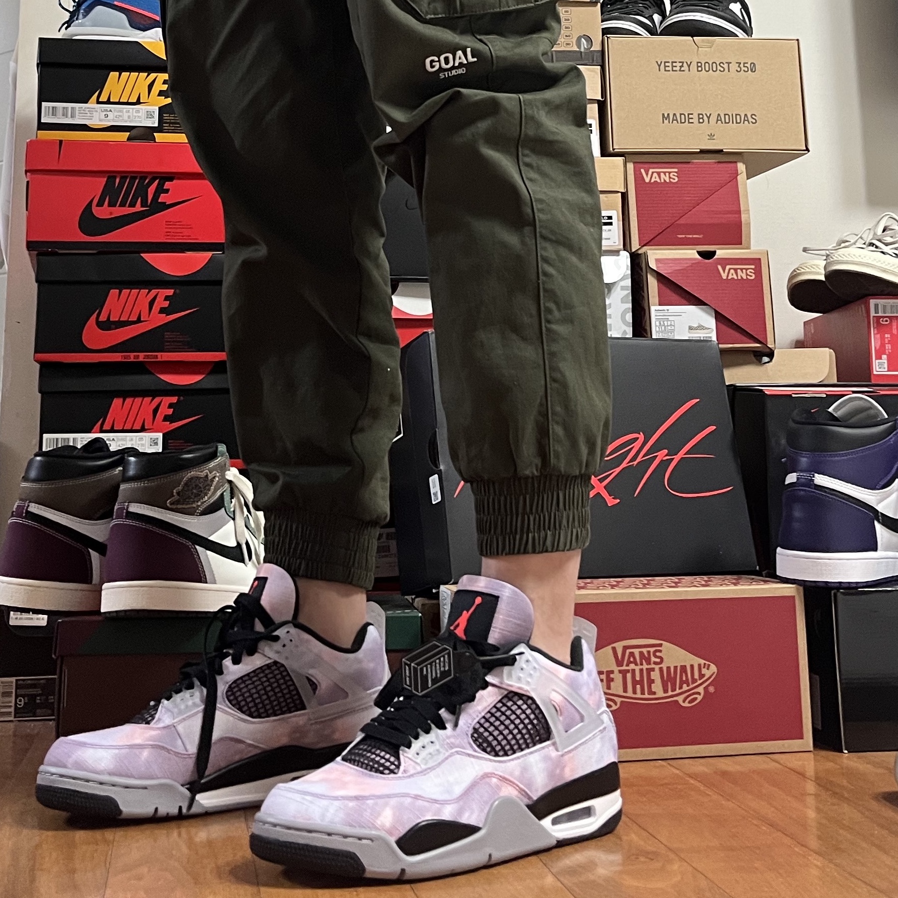 Jordan 4 Retro SE Amethyst Wave 착용 스타일 - 1