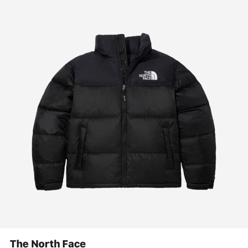 The North Face 1996 Eco Nuptse Jacket Black 착용 스타일