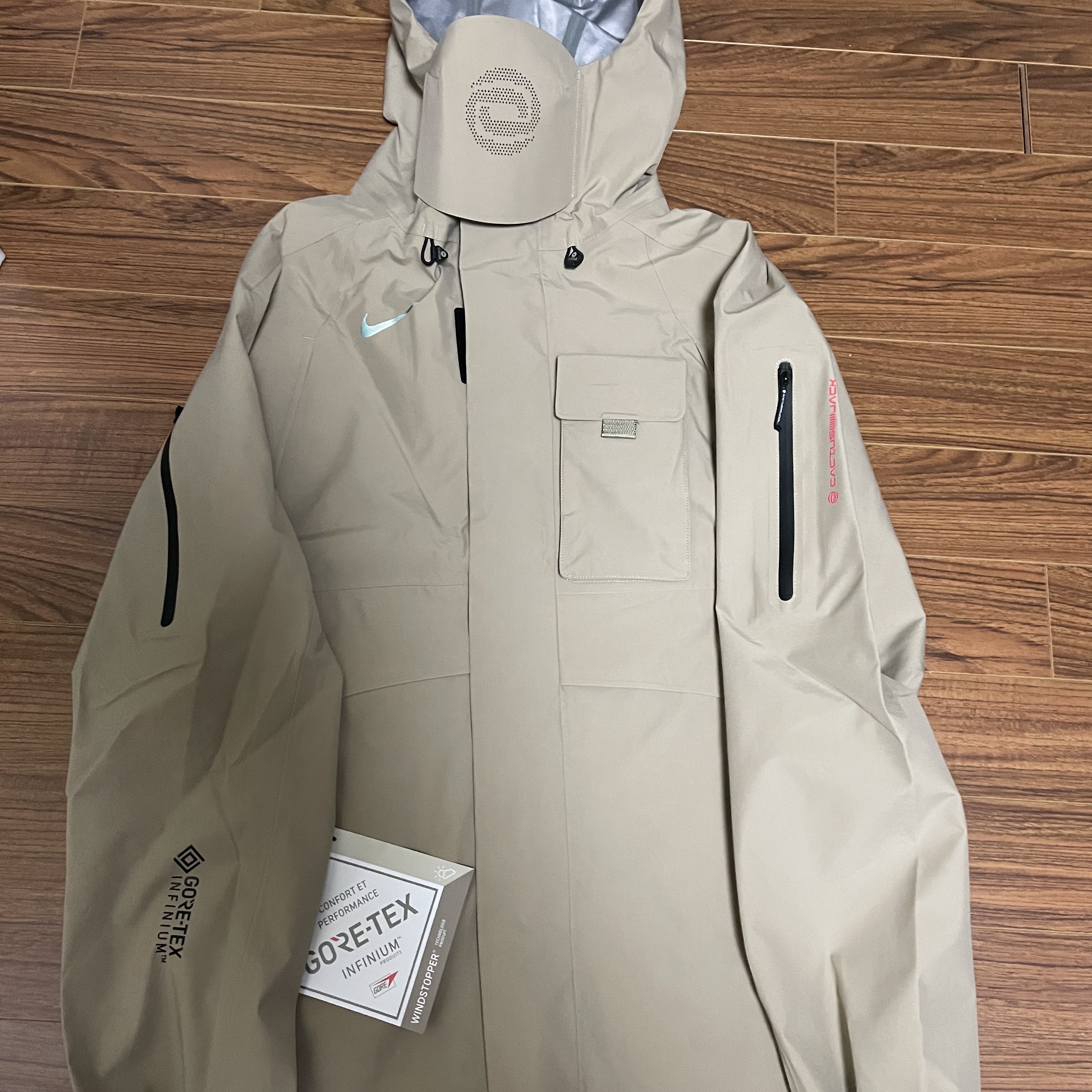 Nike x Travis Scott NRG BH Jacket Limestone - US/EU 착용 스타일