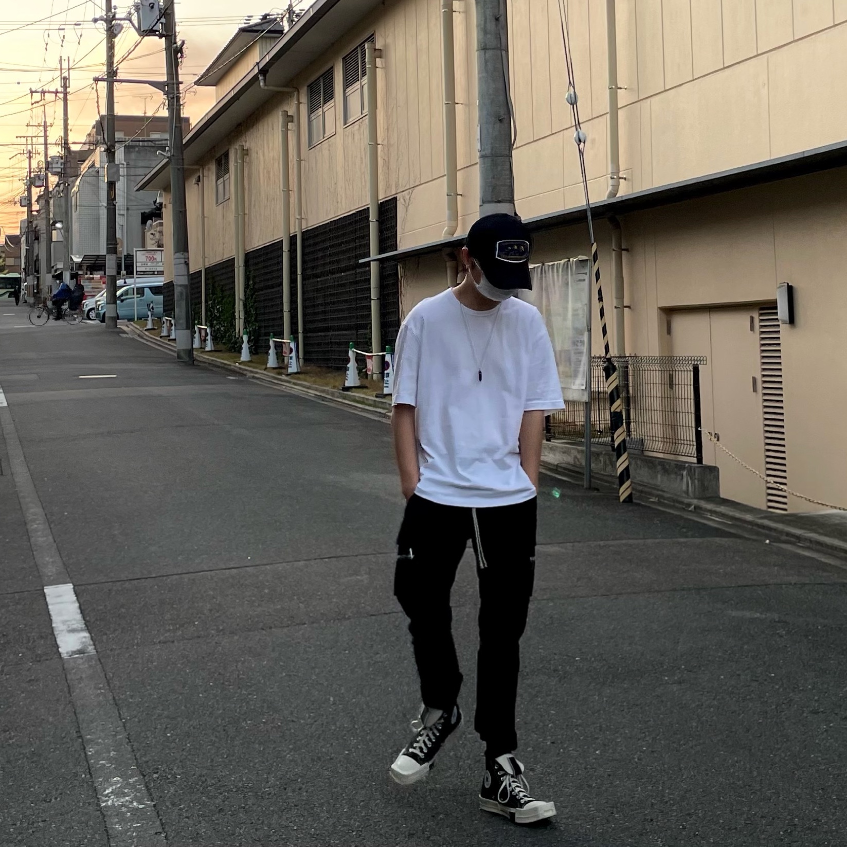 Converse x Drkshdw Turbodrk Chuck 70 Hi Black 착용 스타일 - 3