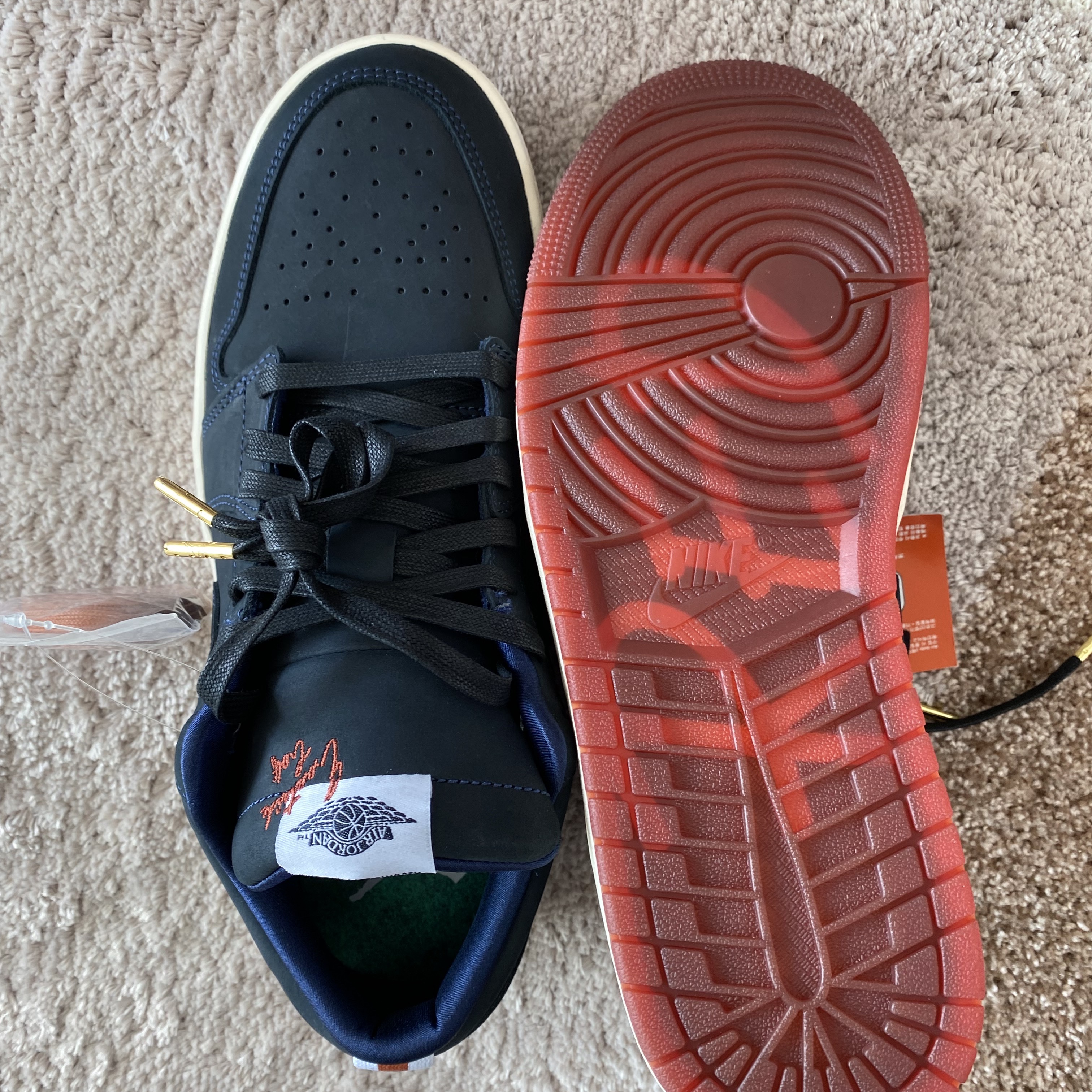 Jordan 1 x Eastside Golf Low Midnight Navy 착용 스타일 - 5