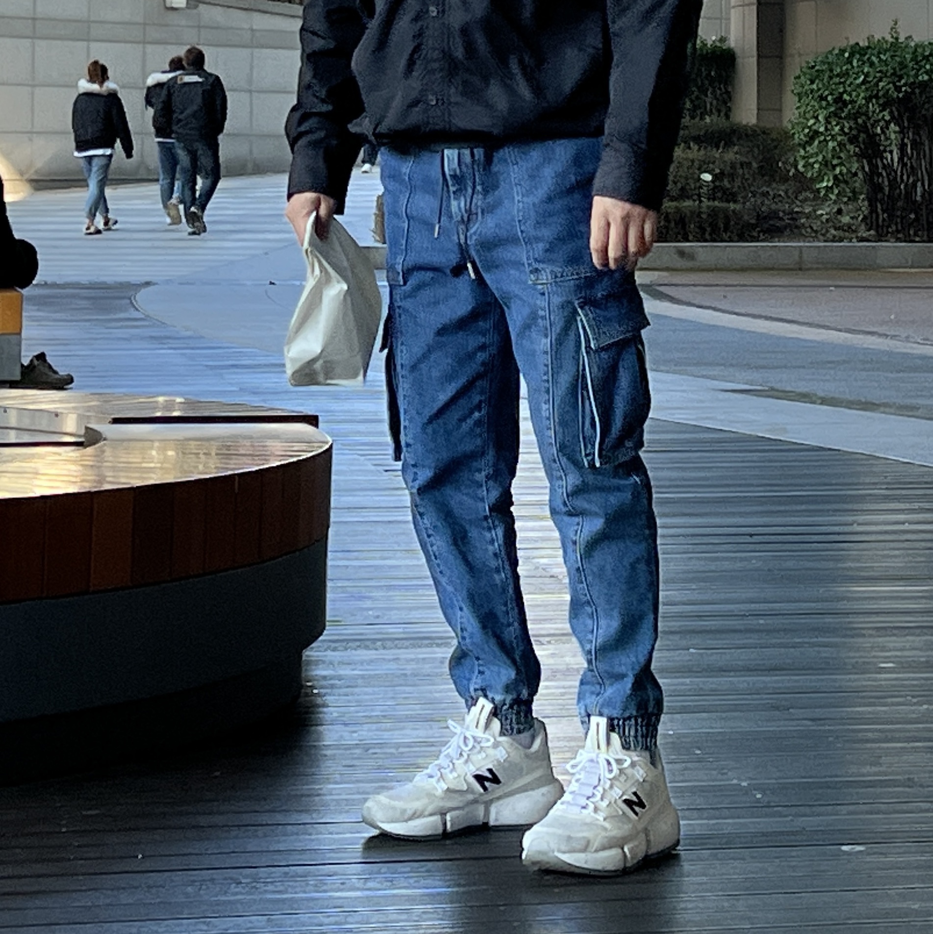 New Balance x Jaden Smith Vision Racer Natural 착용 스타일
