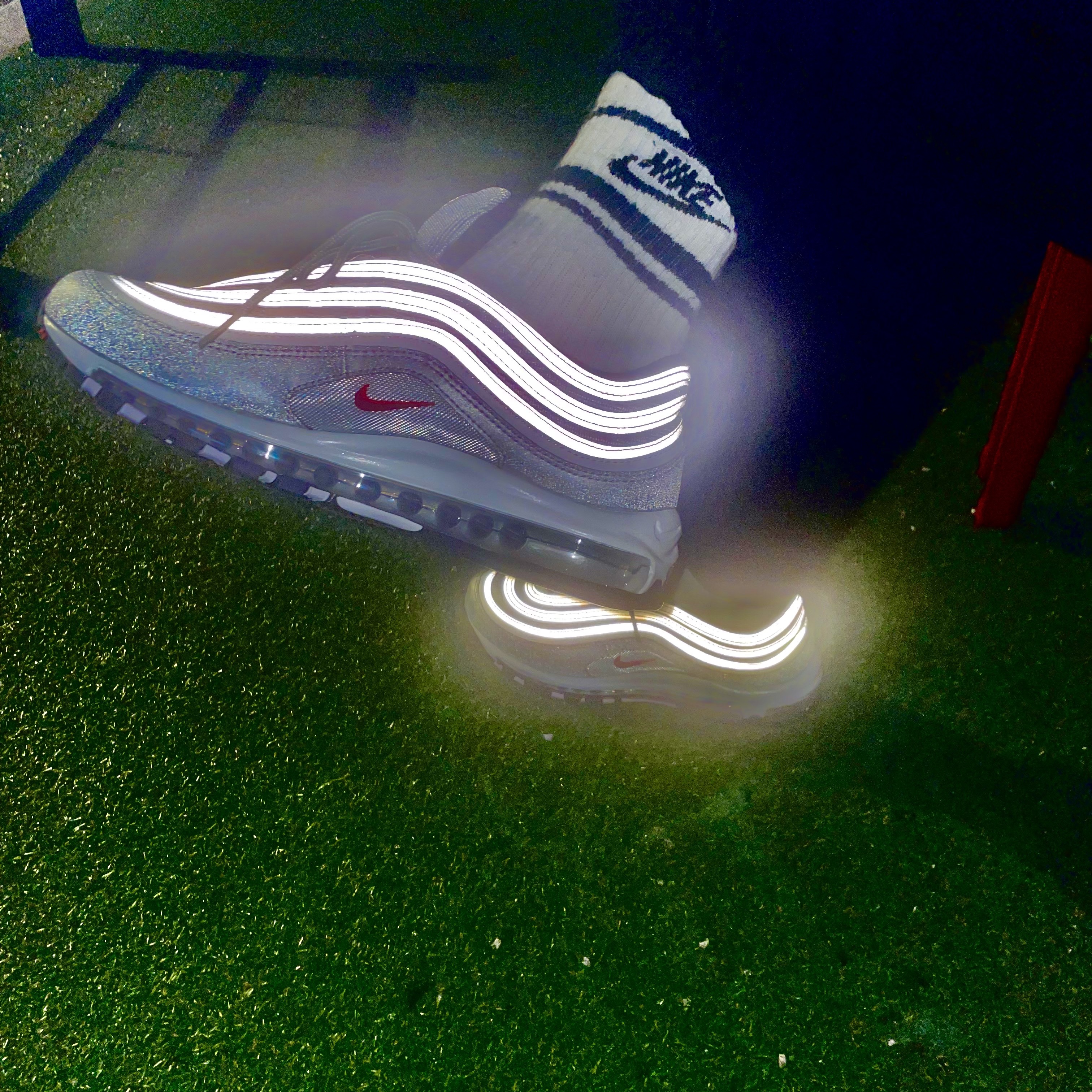 Nike Air Max 97 OG Silver Bullet 2022 착용 스타일 - 1
