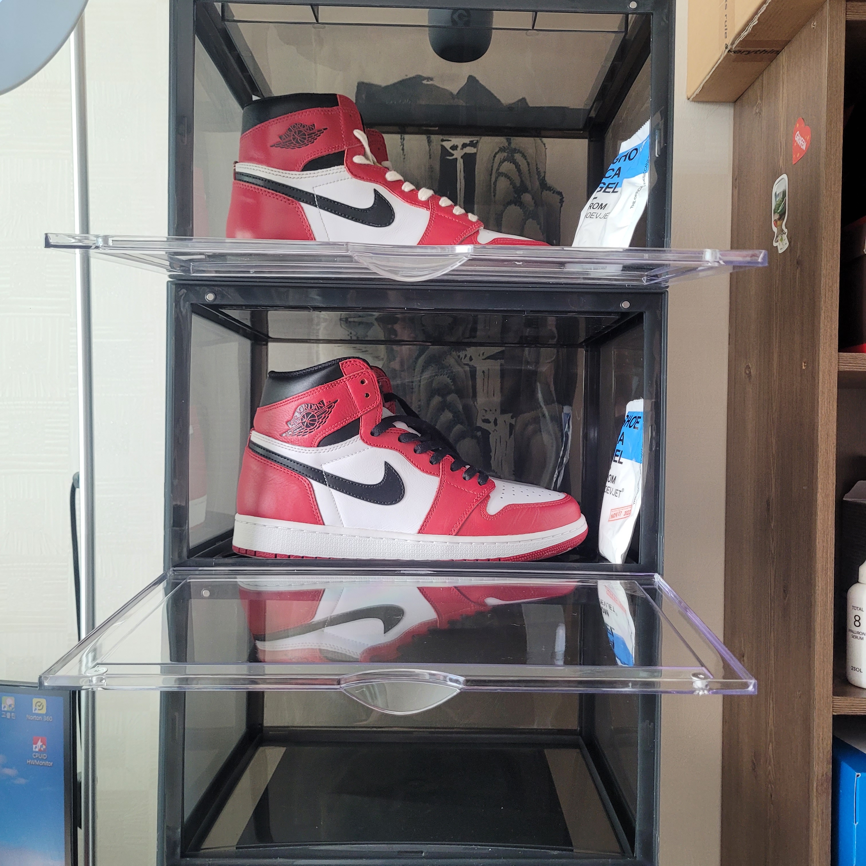 Jordan 1 Retro High OG Chicago 2015, Jordan 1 Retro Chicago 1994 μ°©μ© μ€νμΌ