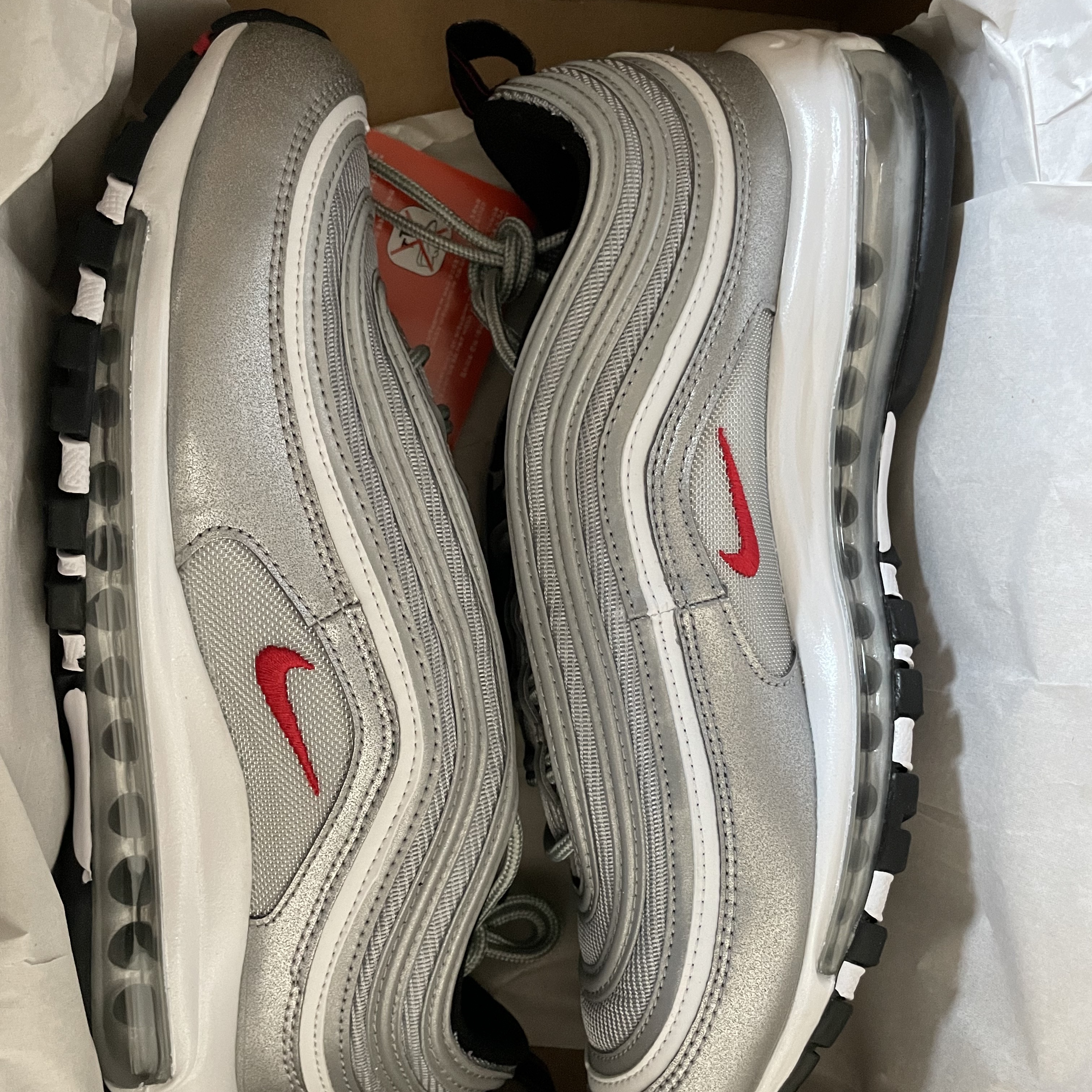 Nike Air Max 97 OG Silver Bullet 2022 착용 스타일 - 1