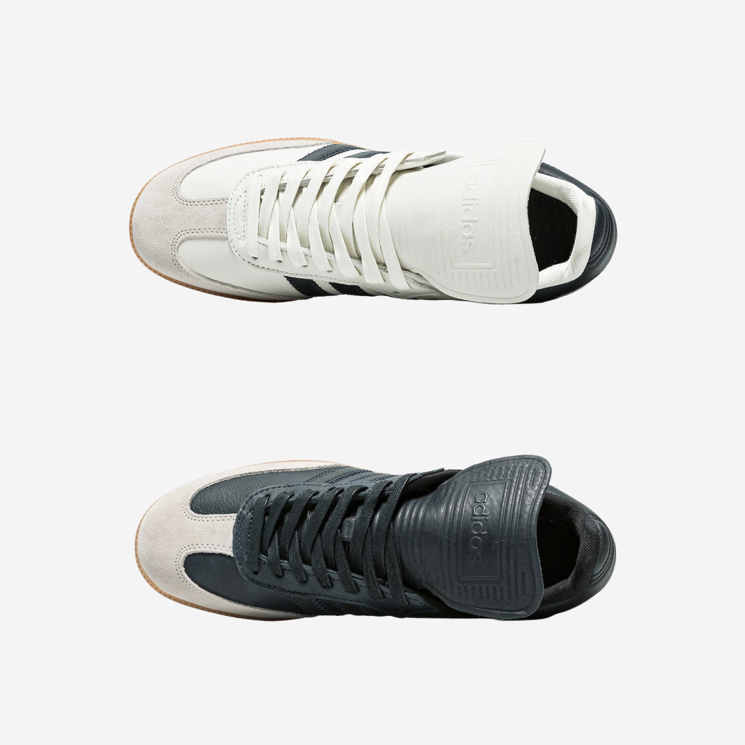 Adidas x Pharrell Williams Humanrace Samba Cloud White Night Grey 착용 스타일 - 4