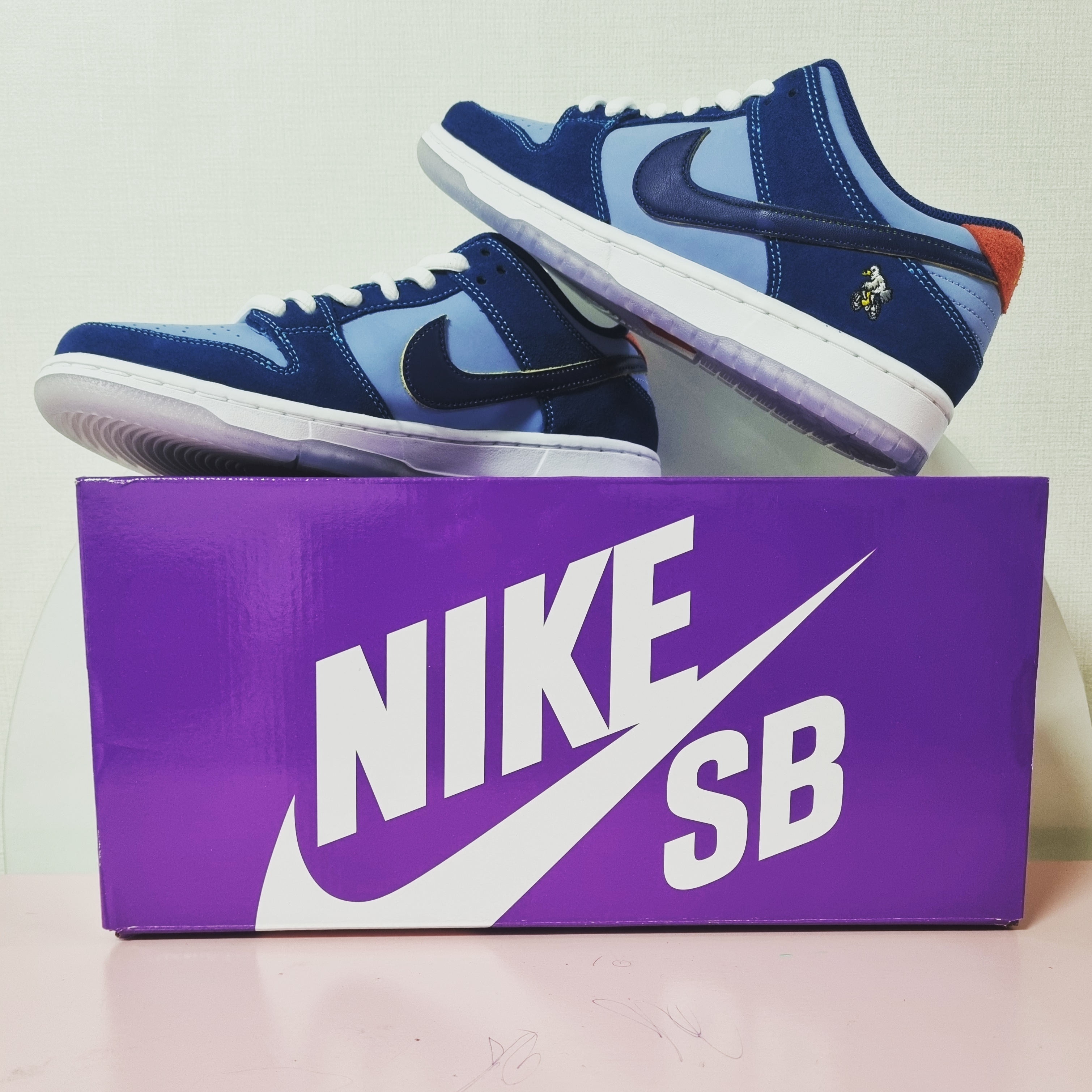Nike x Why So Sad? SB Dunk Low Pro Coastal Blue 착용 스타일
