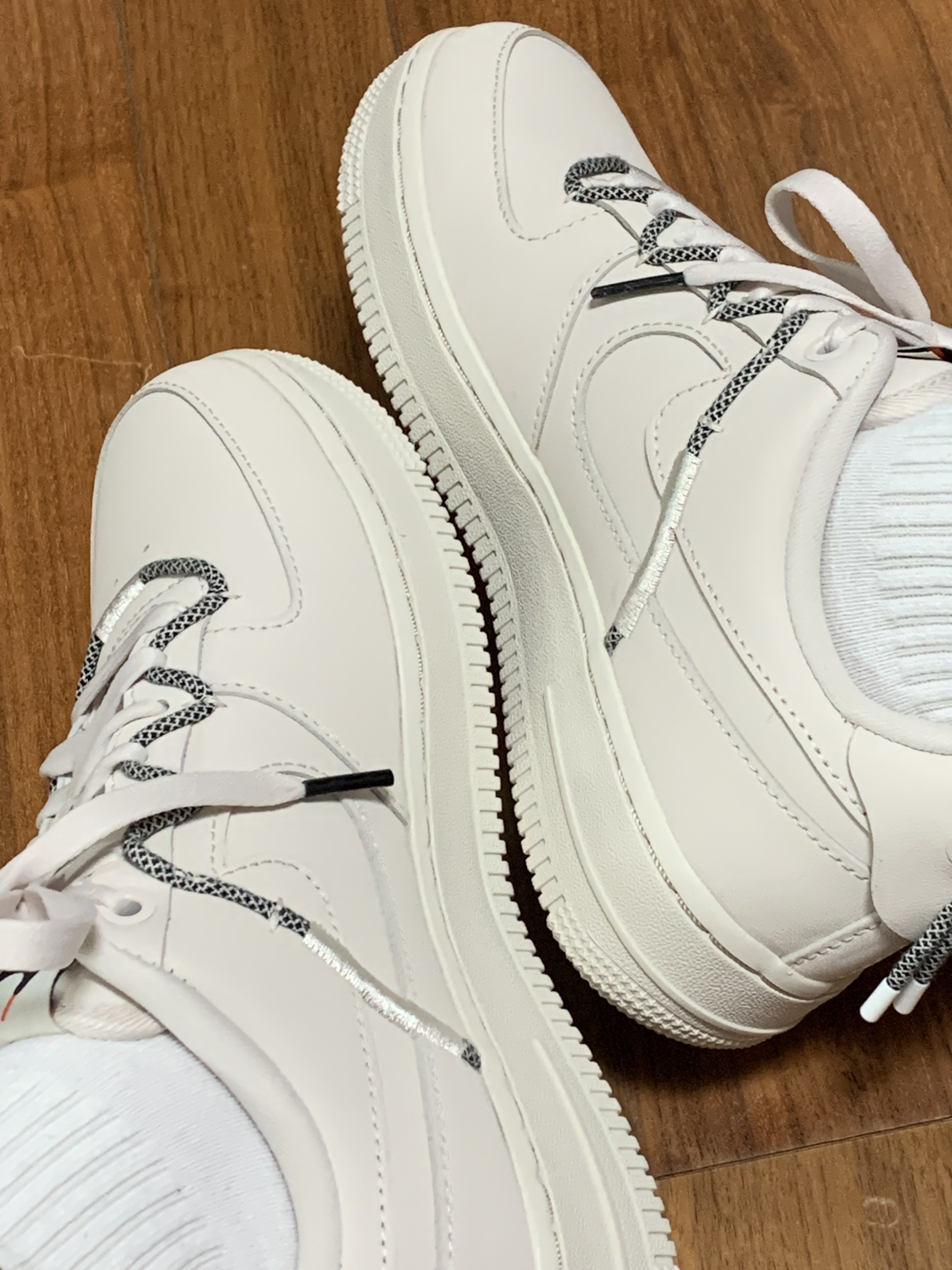 (W) Nike Air Force 1 '07 LX Light Orewood Brown 착용 스타일