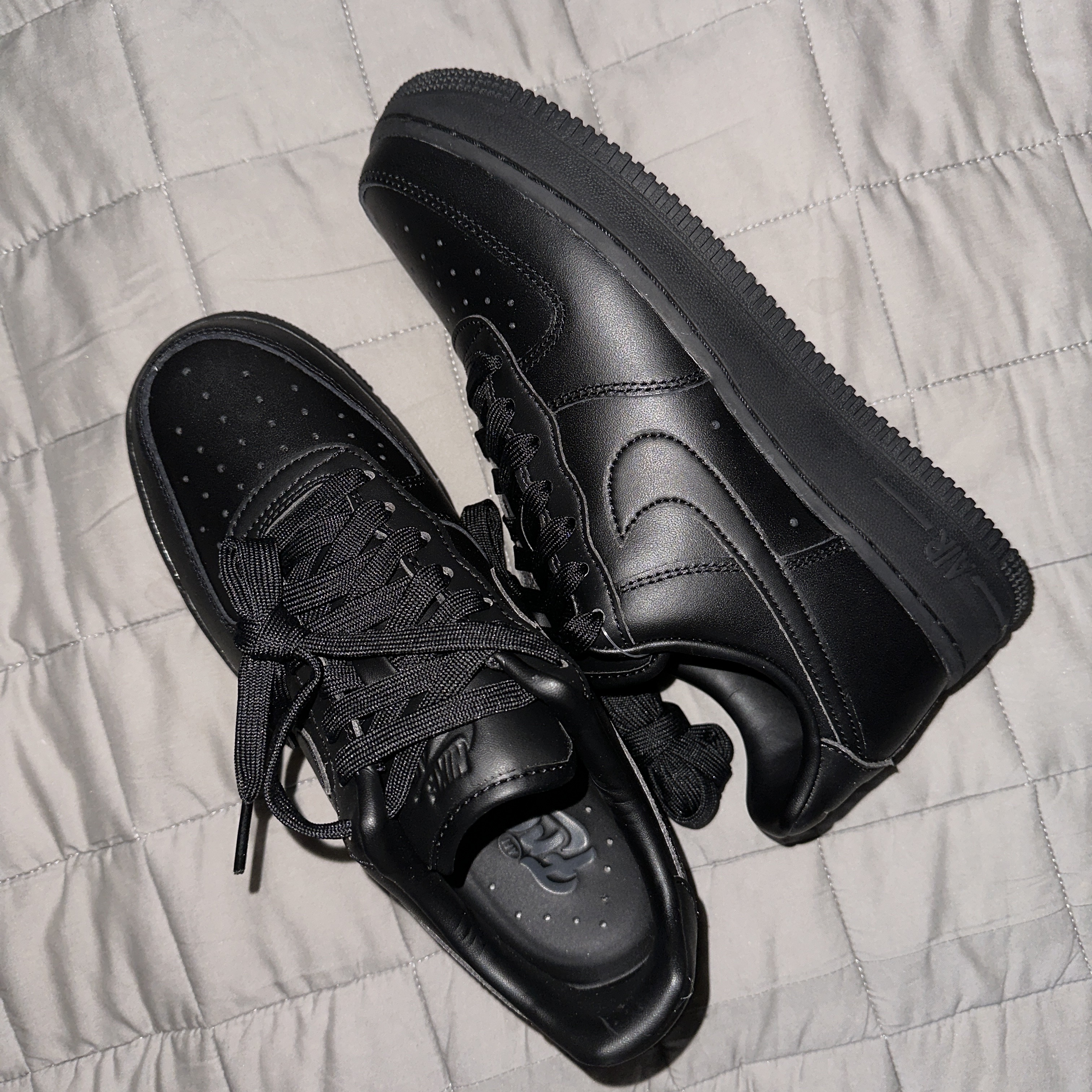 Nike Air Force 1 '07 Fresh Black 착용 스타일
