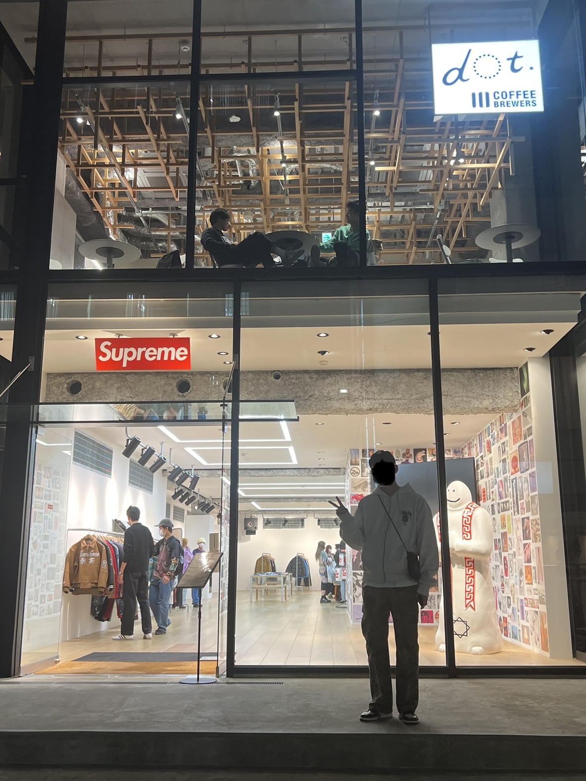 Supreme Ventile S Logo 6-Panel Black - 21FW, Supreme Utility Pouch Black - 19SS 착용 스타일 - 1