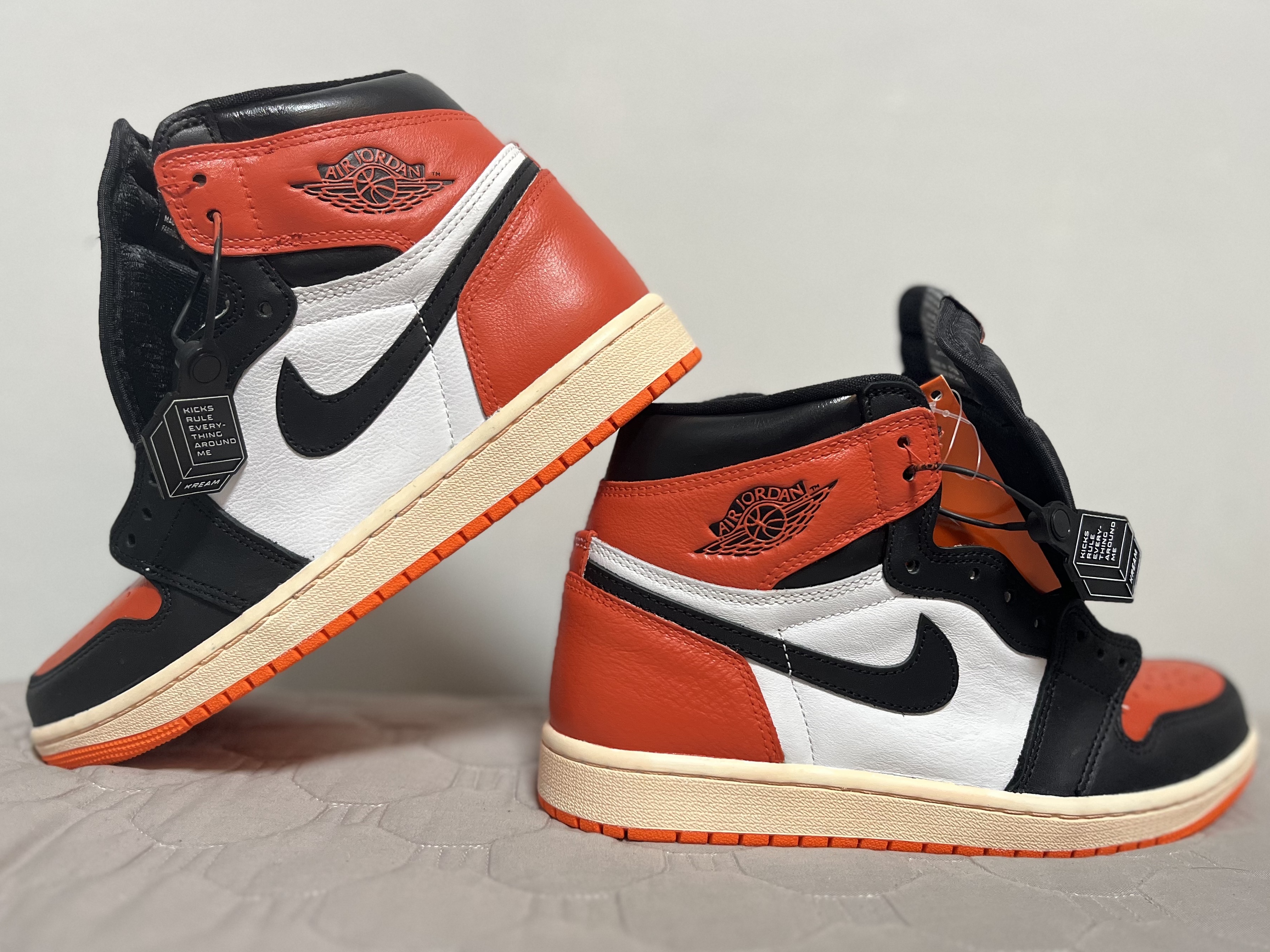 Jordan 1 Retro High OG Electro Orange, (GS) Jordan 1 Retro High OG Electro Orange 착용 스타일