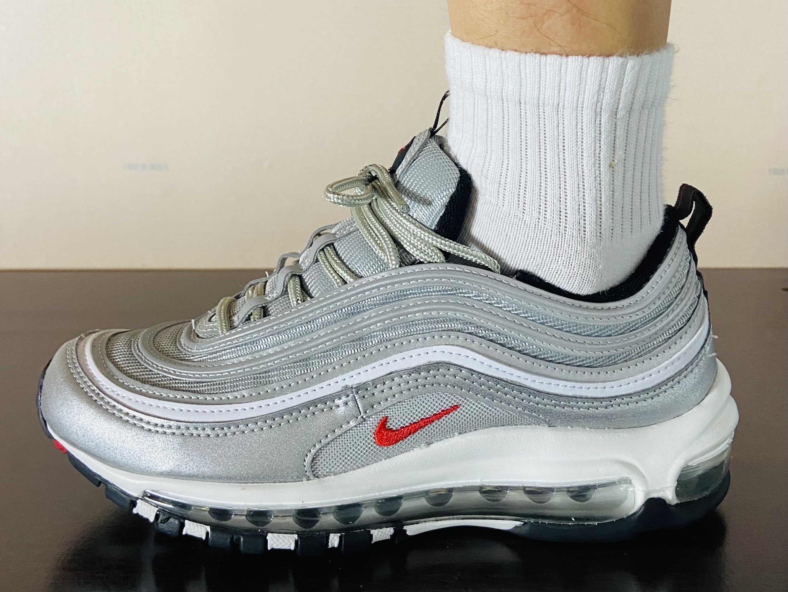 Nike Air Max 97 OG Silver Bullet 2022 착용 스타일