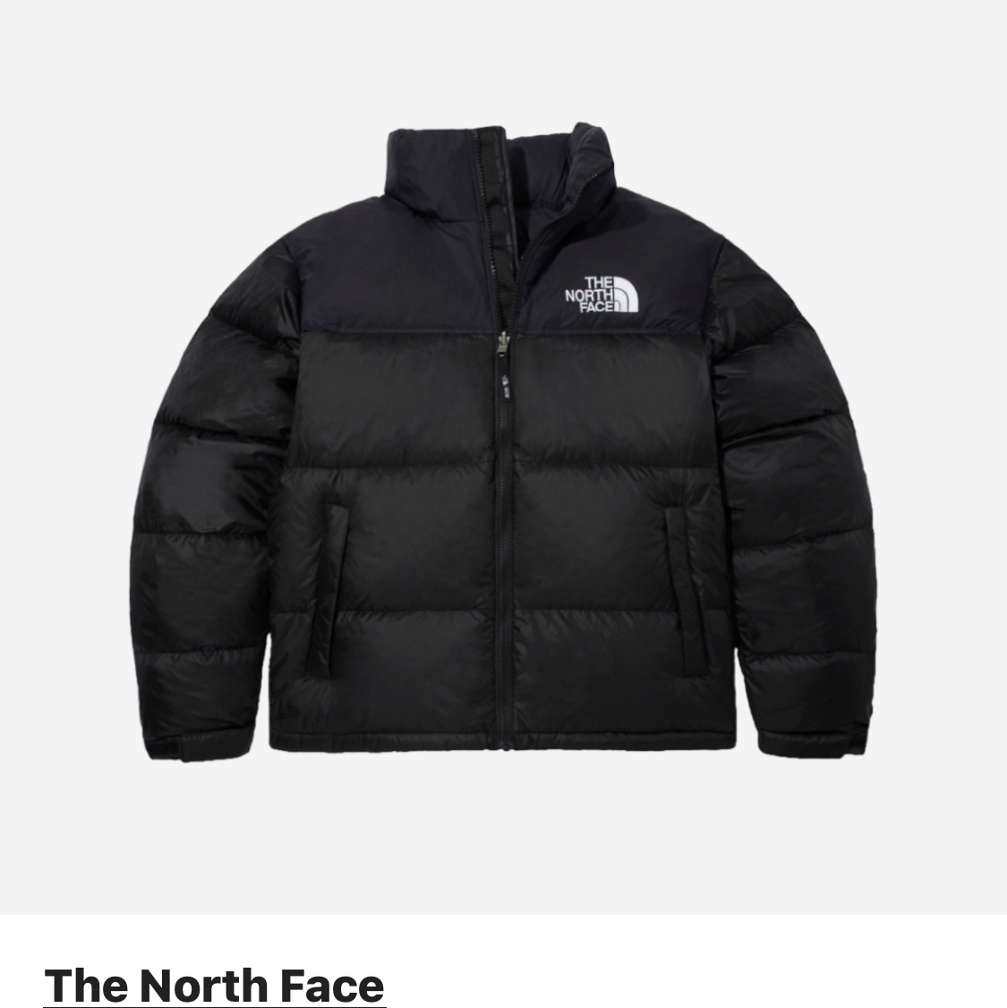 The North Face 1996 Eco Nuptse Jacket Black 착용 스타일