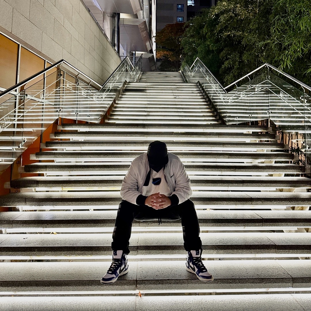 Nike x Ambush Dunk High Deep Royal Blue, Nike NSW Swoosh Therma-Fit Bomber Black - Asia 착용 스타일 - 2