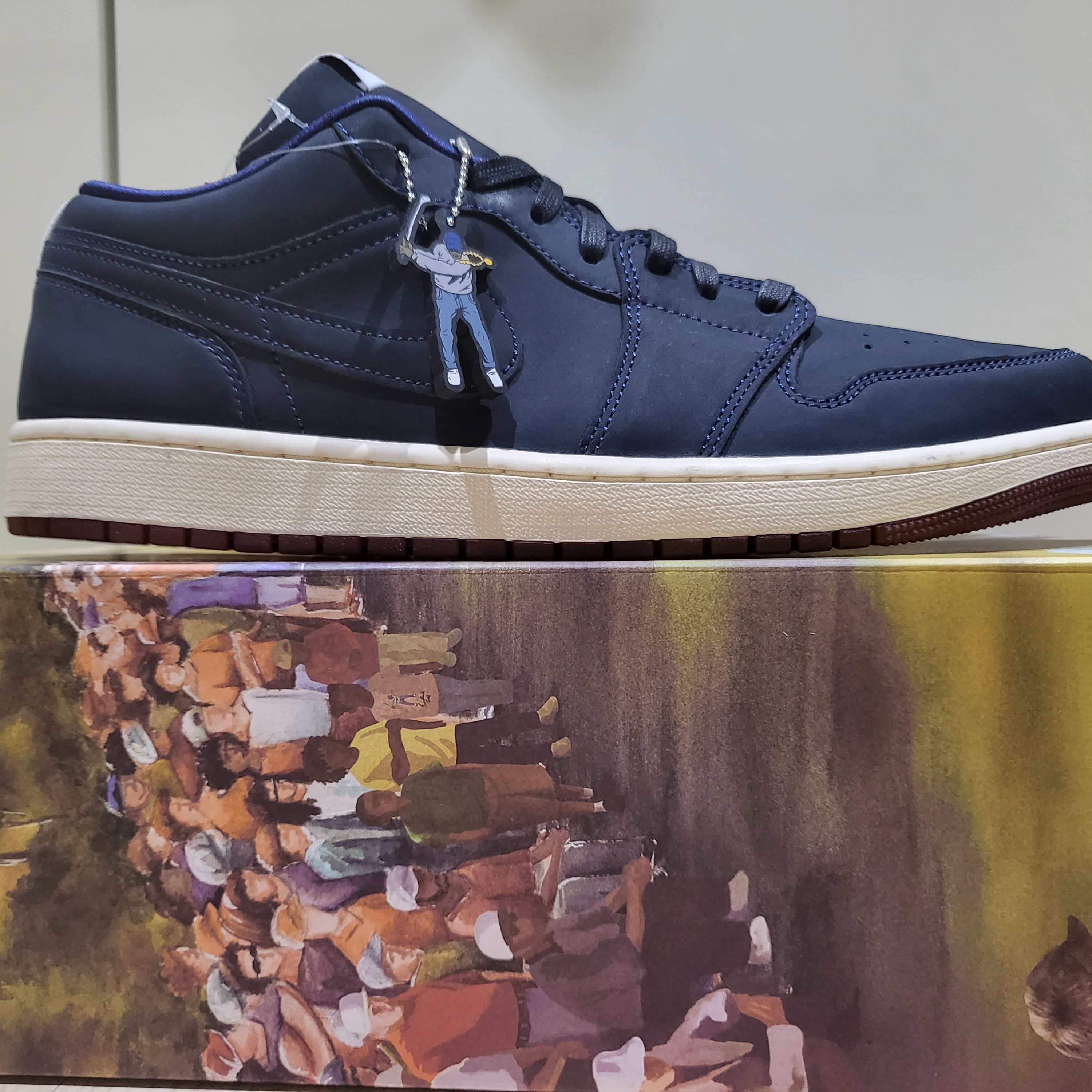 Jordan 1 x Eastside Golf Low Midnight Navy 착용 스타일 - 2