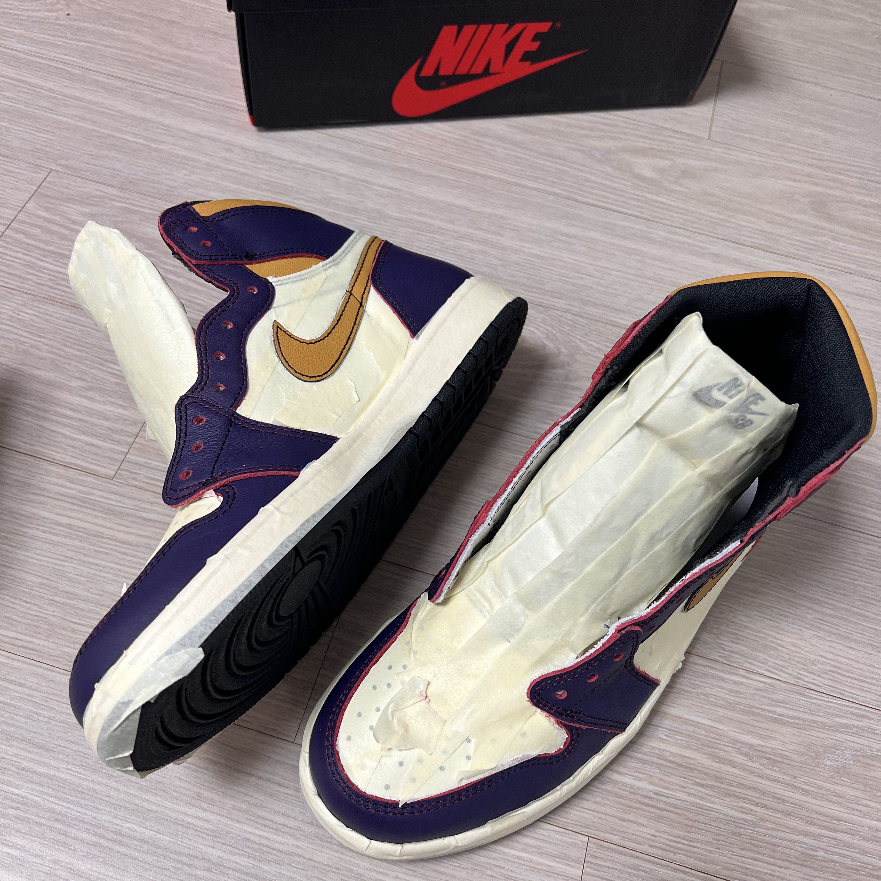 Jordan 1 Retro High OG Defiant SB LA to Chicago 착용 스타일 - 1