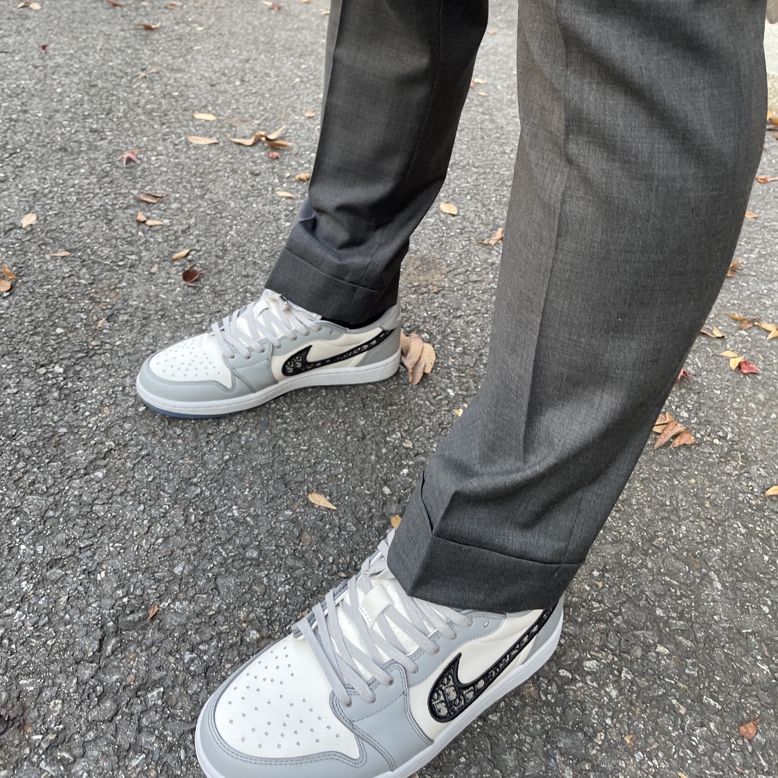 Jordan 1 x Dior Low OG 착용 스타일