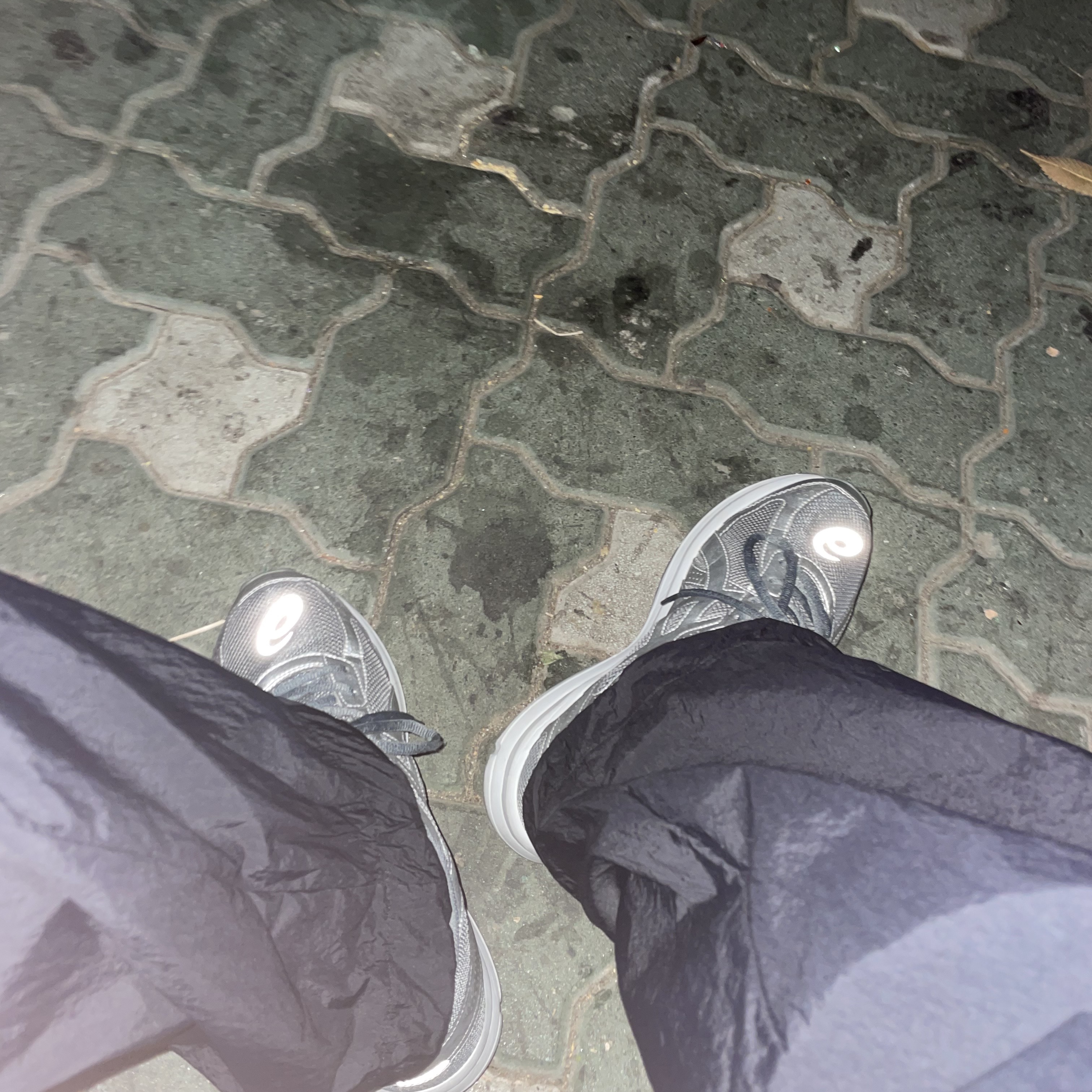 Asics Jog 100 S SMU Sheet Rock Pure Silver - 2E Wide 착용 스타일 - 2