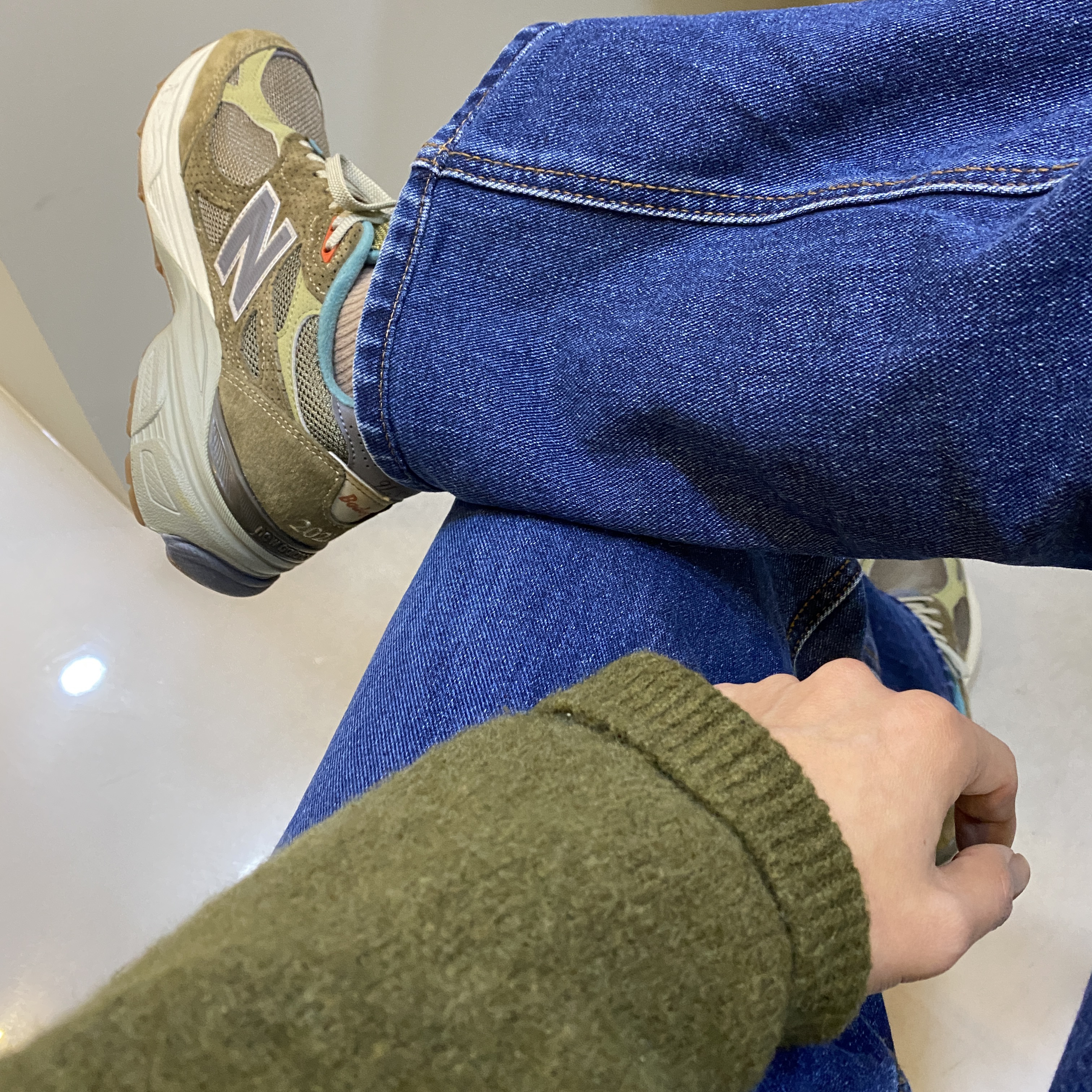 New Balance x Bodega 990v3 Anniversary 착용 스타일