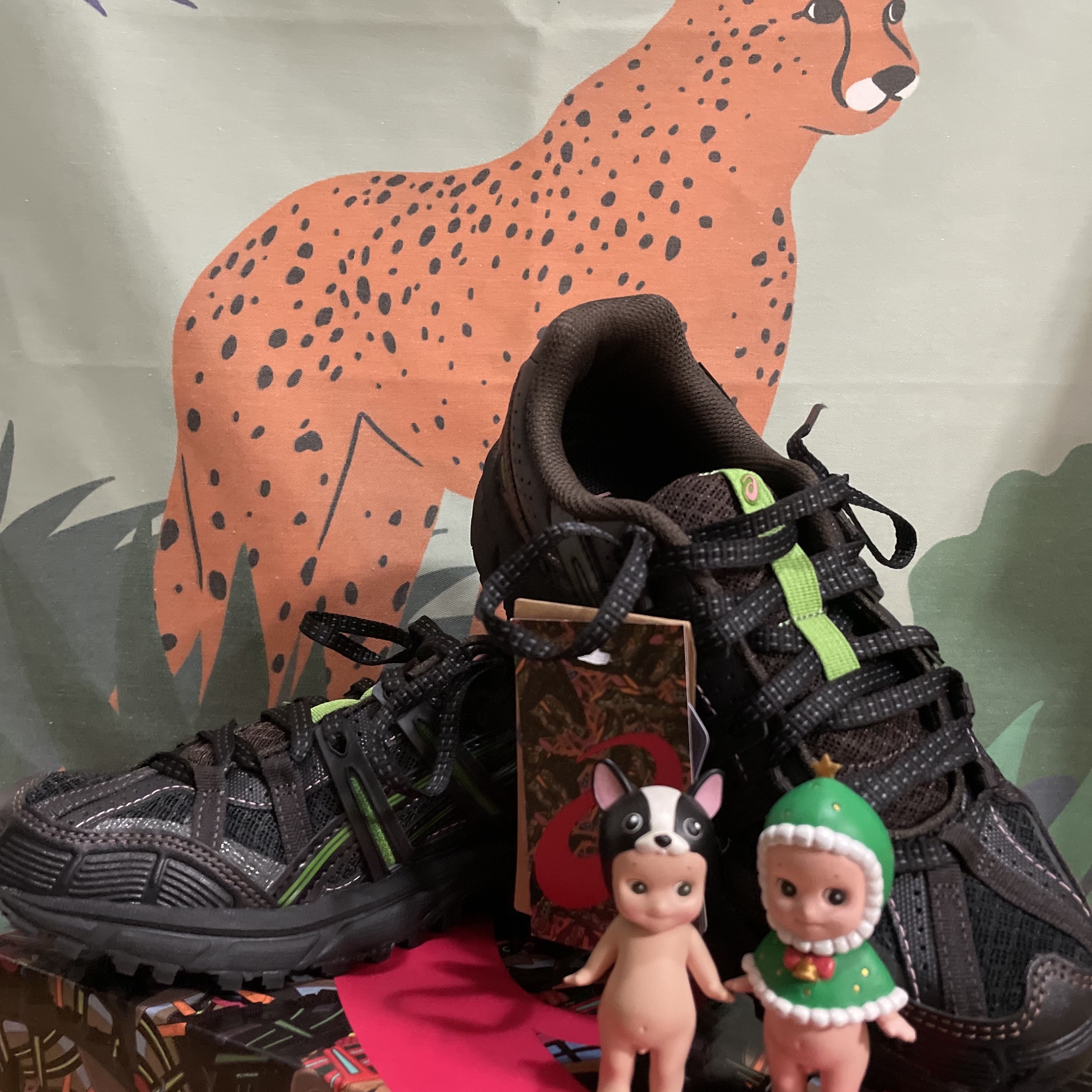 Asics x Andersson Bell Gel-Sonoma 15-50 Black Green 착용 스타일 - 2