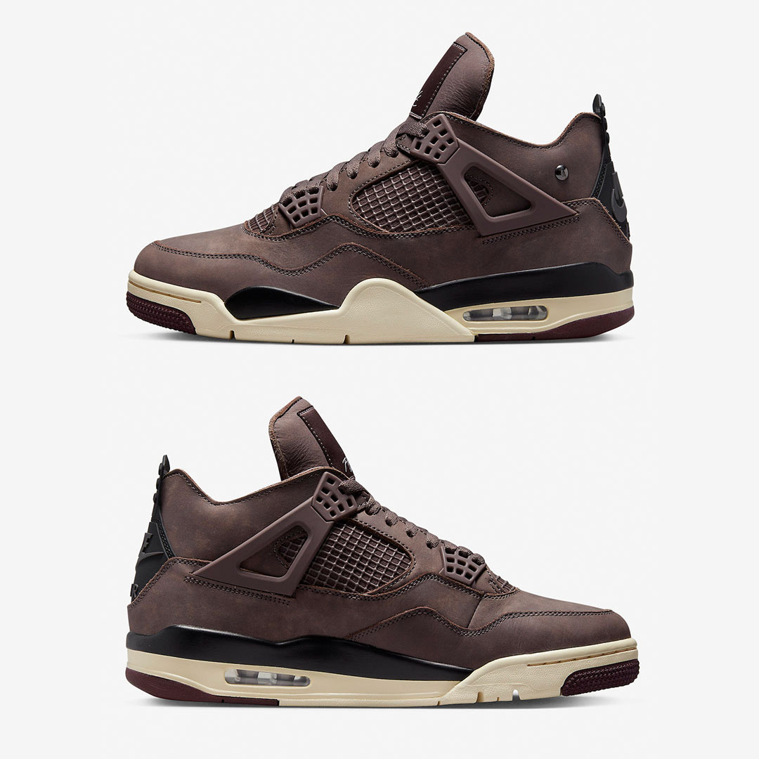 Jordan 4 x A Ma Maniere Retro Violet Ore 착용 스타일 - 3