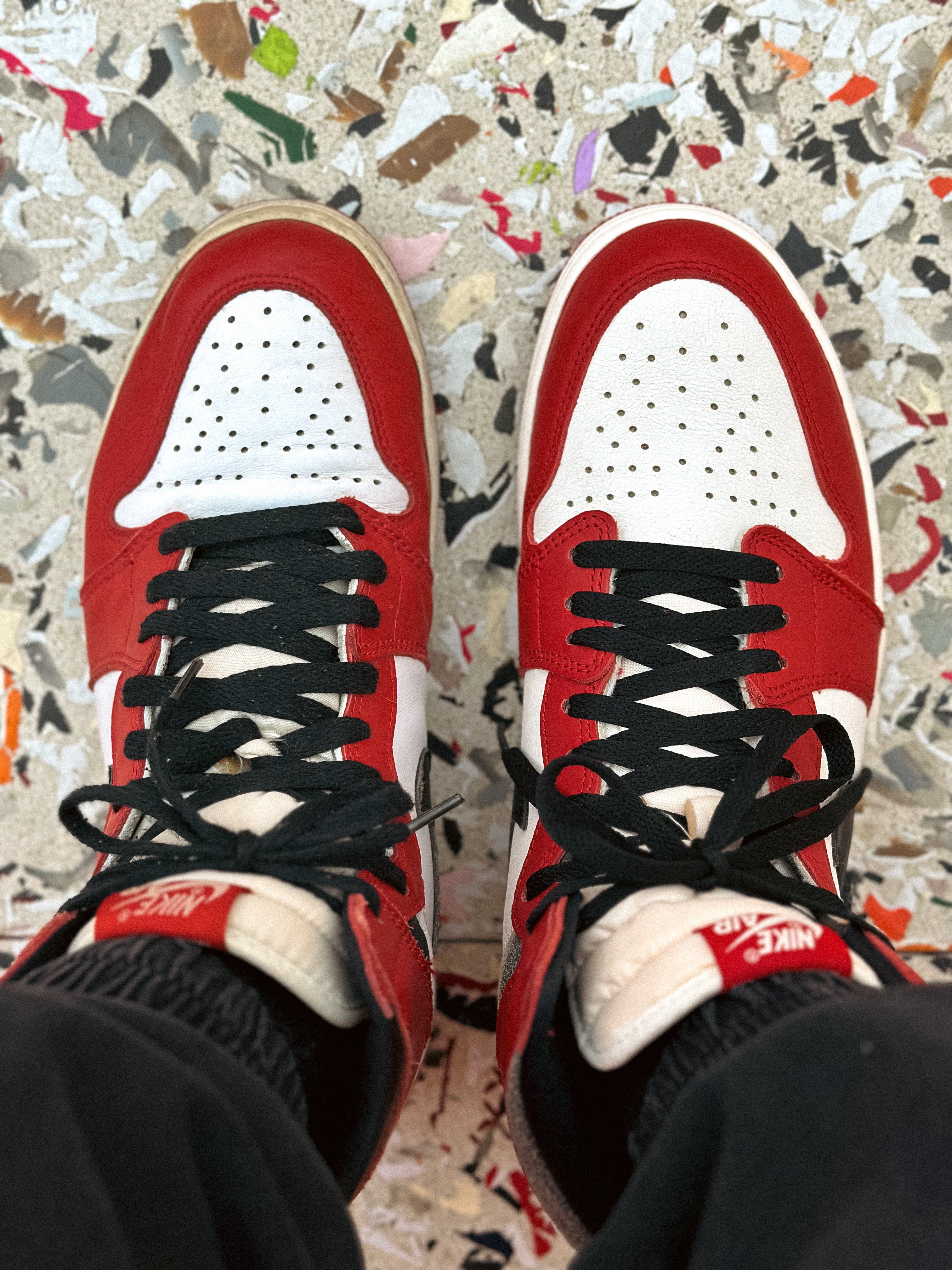 Jordan 1 Retro High OG Chicago 2022, Jordan 1 Retro Chicago 1994 착용 스타일 - 1