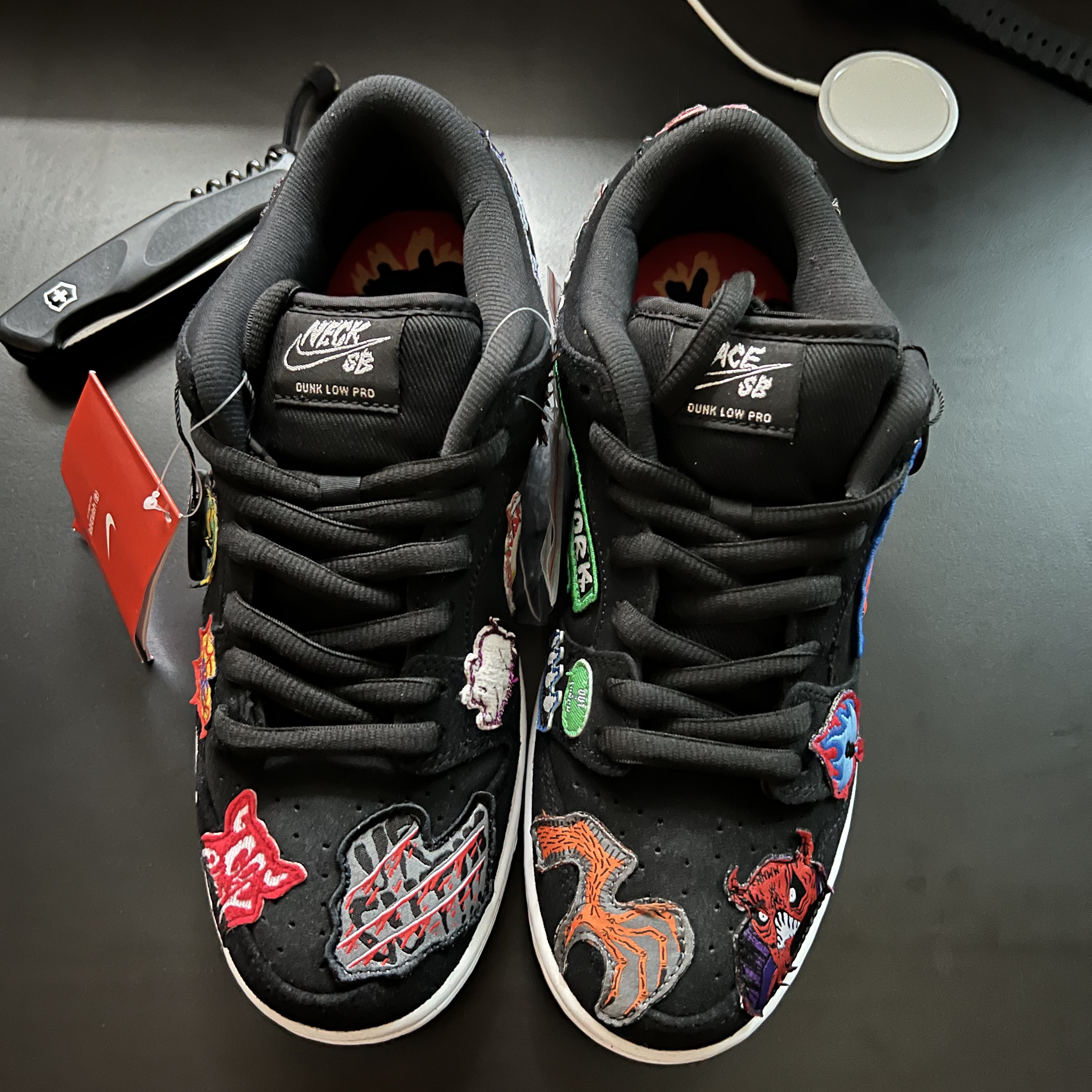 Nike x Neckface SB Dunk Low Pro Black 착용 스타일