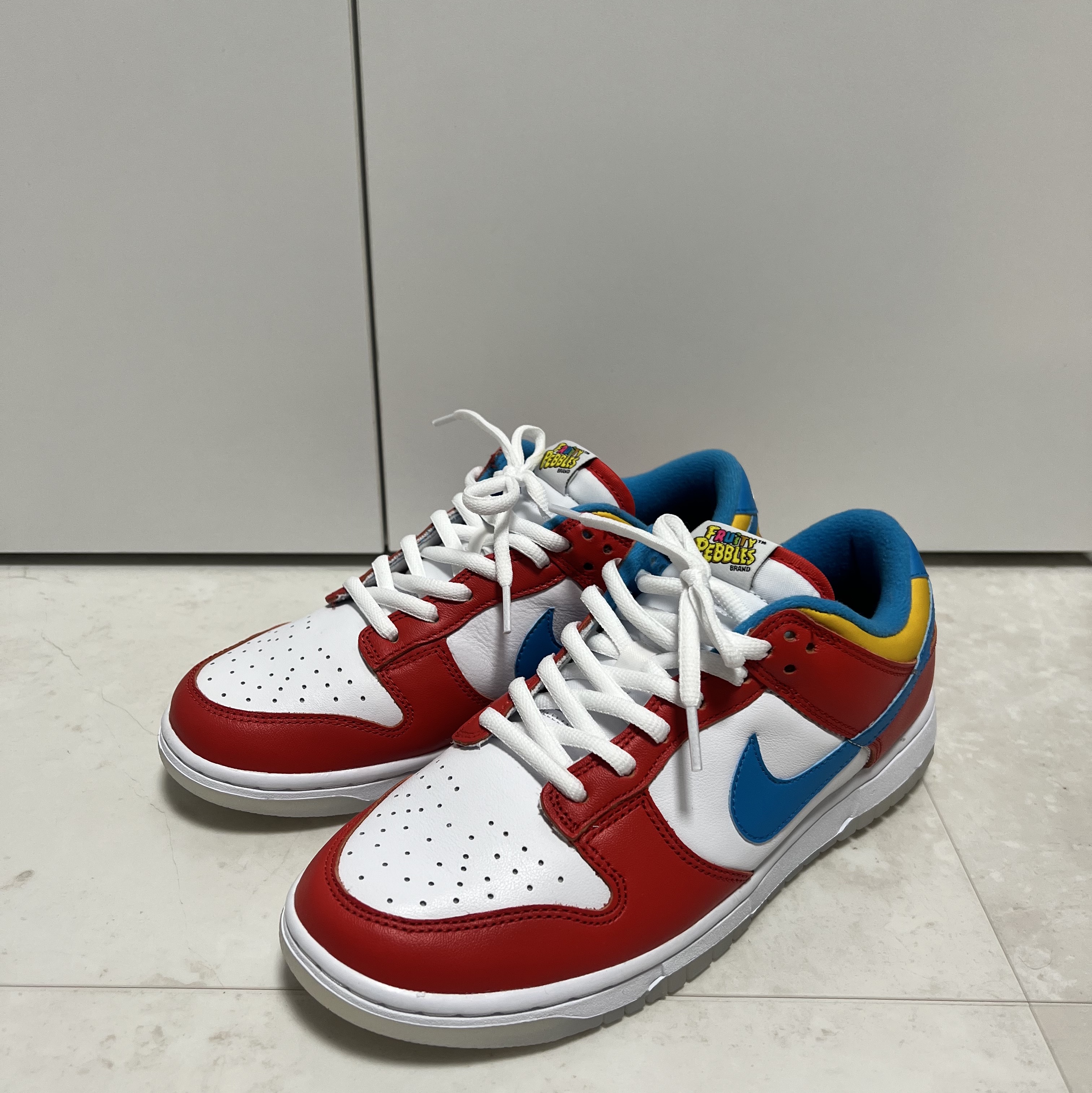 Nike x LeBron James x Fruity Pebbles Dunk Low QS Habanero Red 착용 스타일 - 2