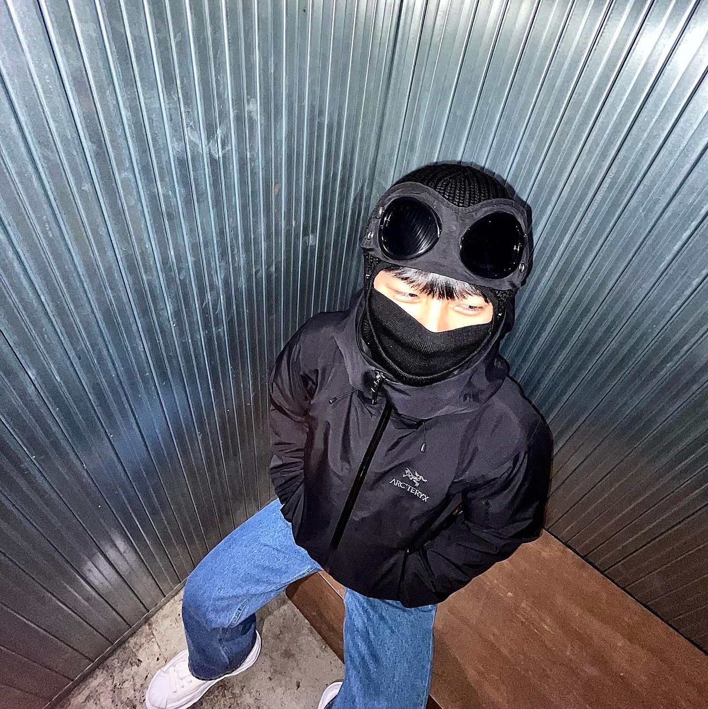 Arc'teryx Beta LT Jacket Black 착용 스타일 - 2