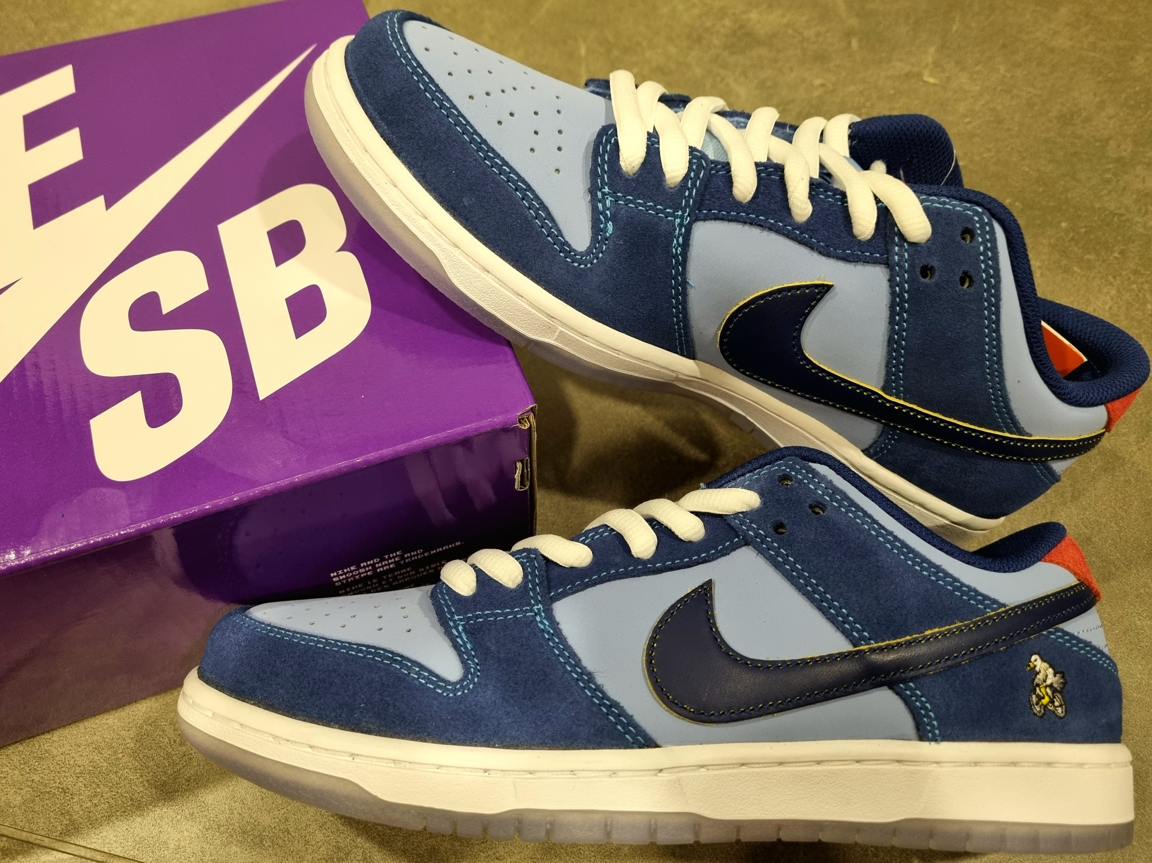 Nike x Why So Sad? SB Dunk Low Pro Coastal Blue 착용 스타일 - 5