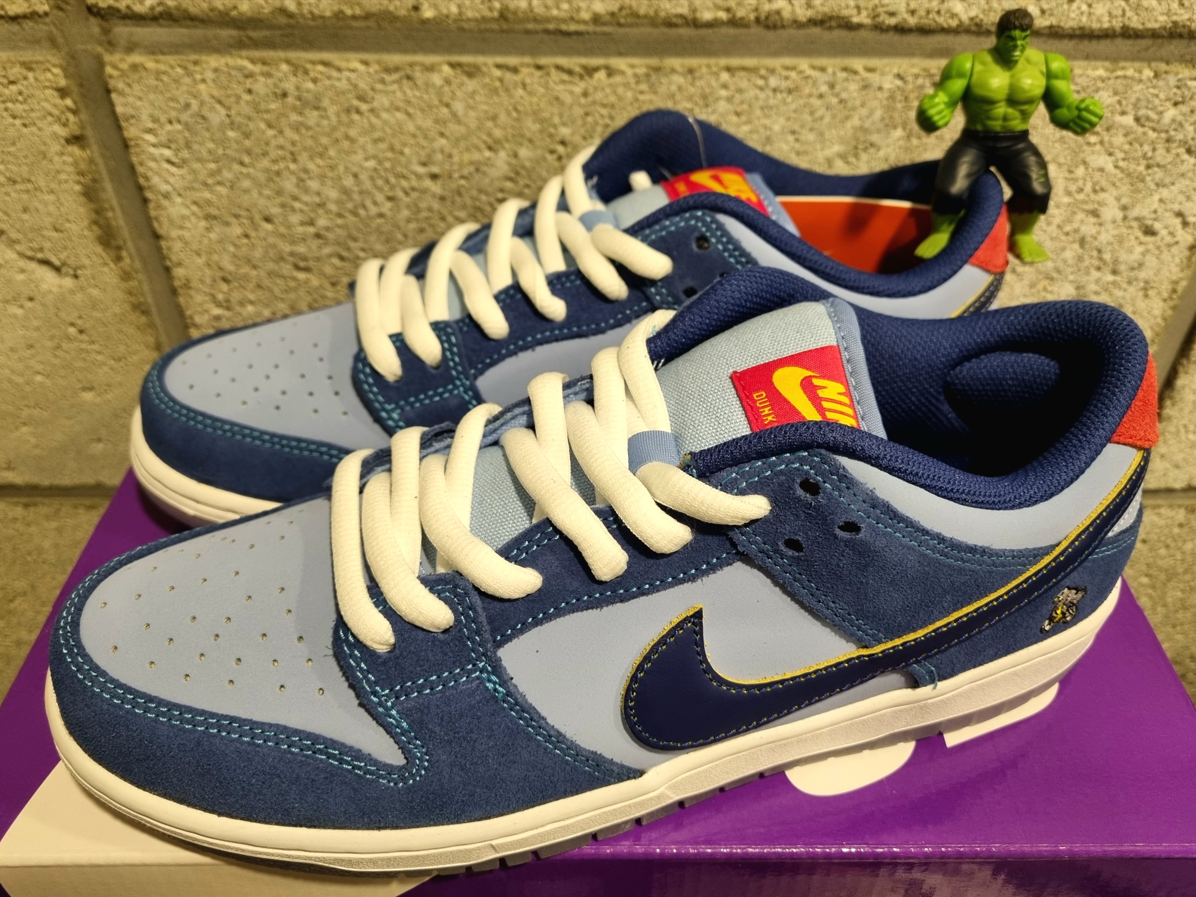 Nike x Why So Sad? SB Dunk Low Pro Coastal Blue 착용 스타일 - 1