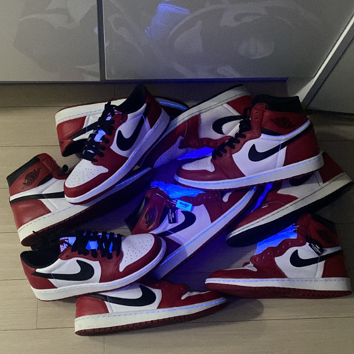 Jordan 1 Retro High OG Chicago 2015, (GS) Jordan 1 Retro High OG Chicago 2015 착용 스타일
