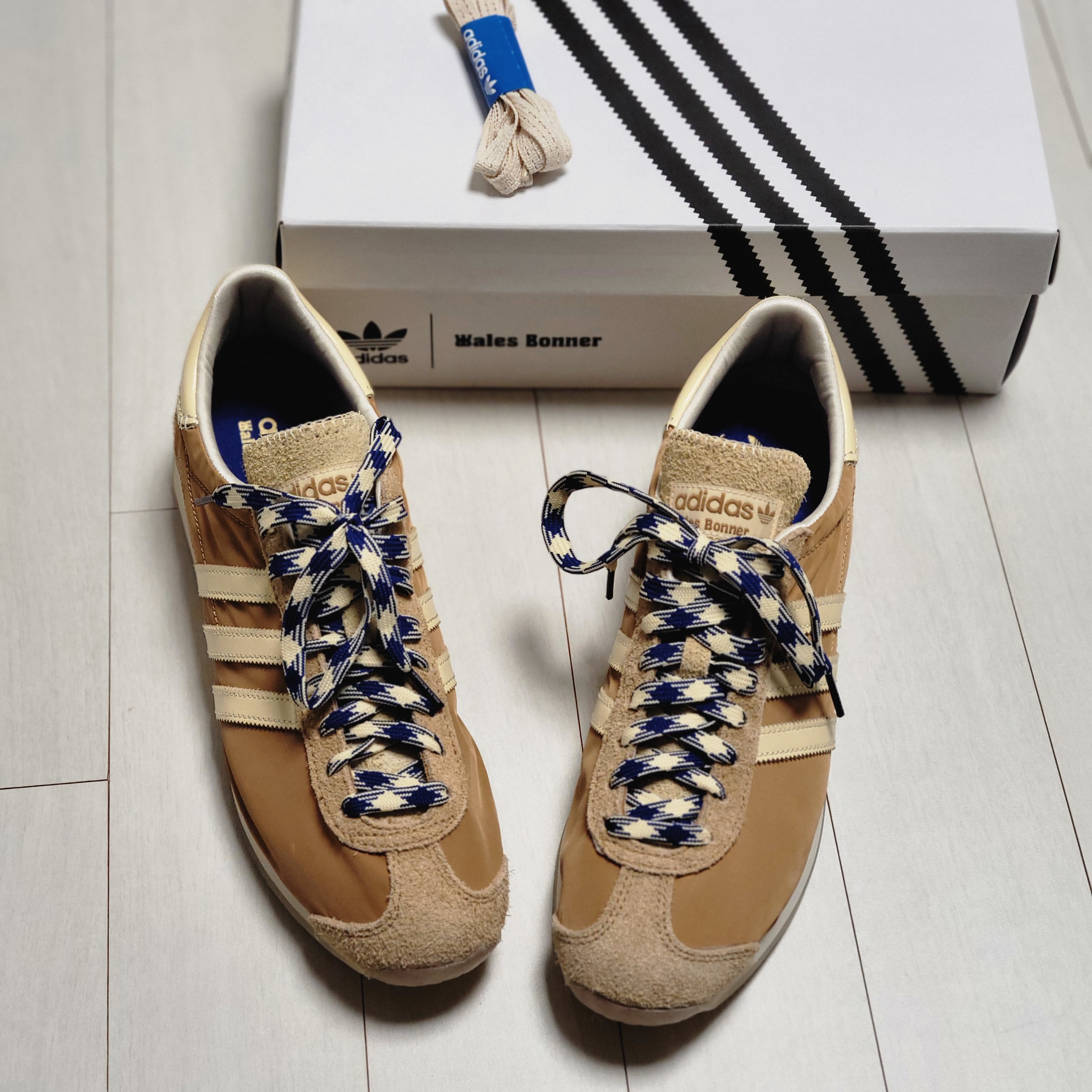 Adidas x Wales Bonner Country Mesa 착용 스타일 - 1