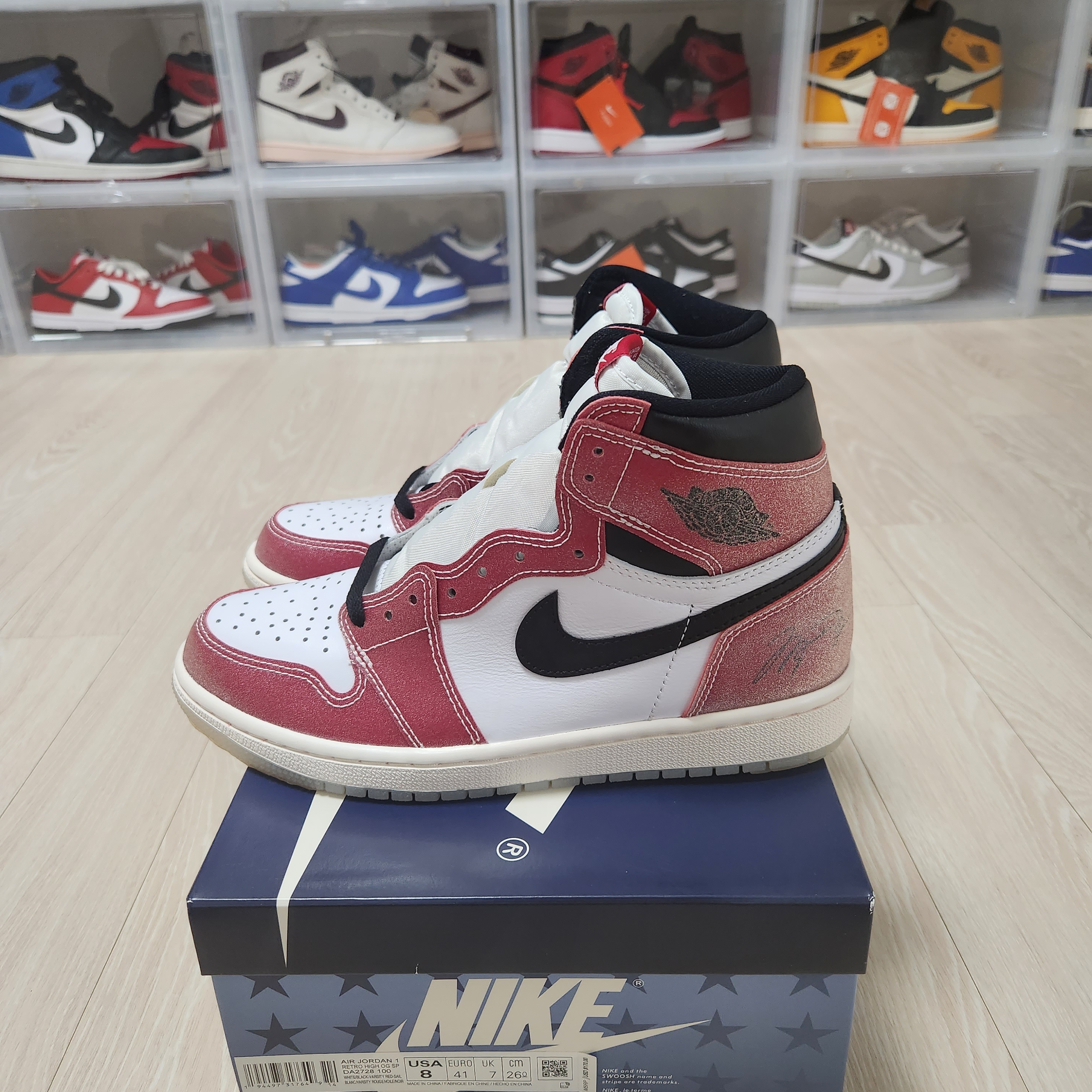 Jordan 1 x Trophy Room Retro High OG SP Chicago 착용 스타일 - 3