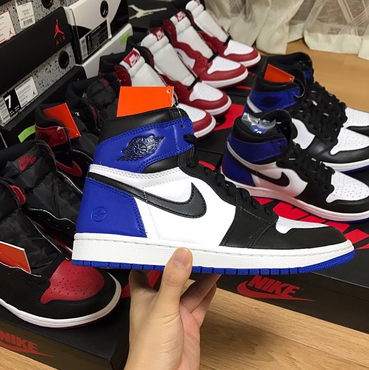 Jordan 1 x Fragment Retro High OG, Jordan 1 Retro High OG Chicago 2015 착용 스타일 - 3