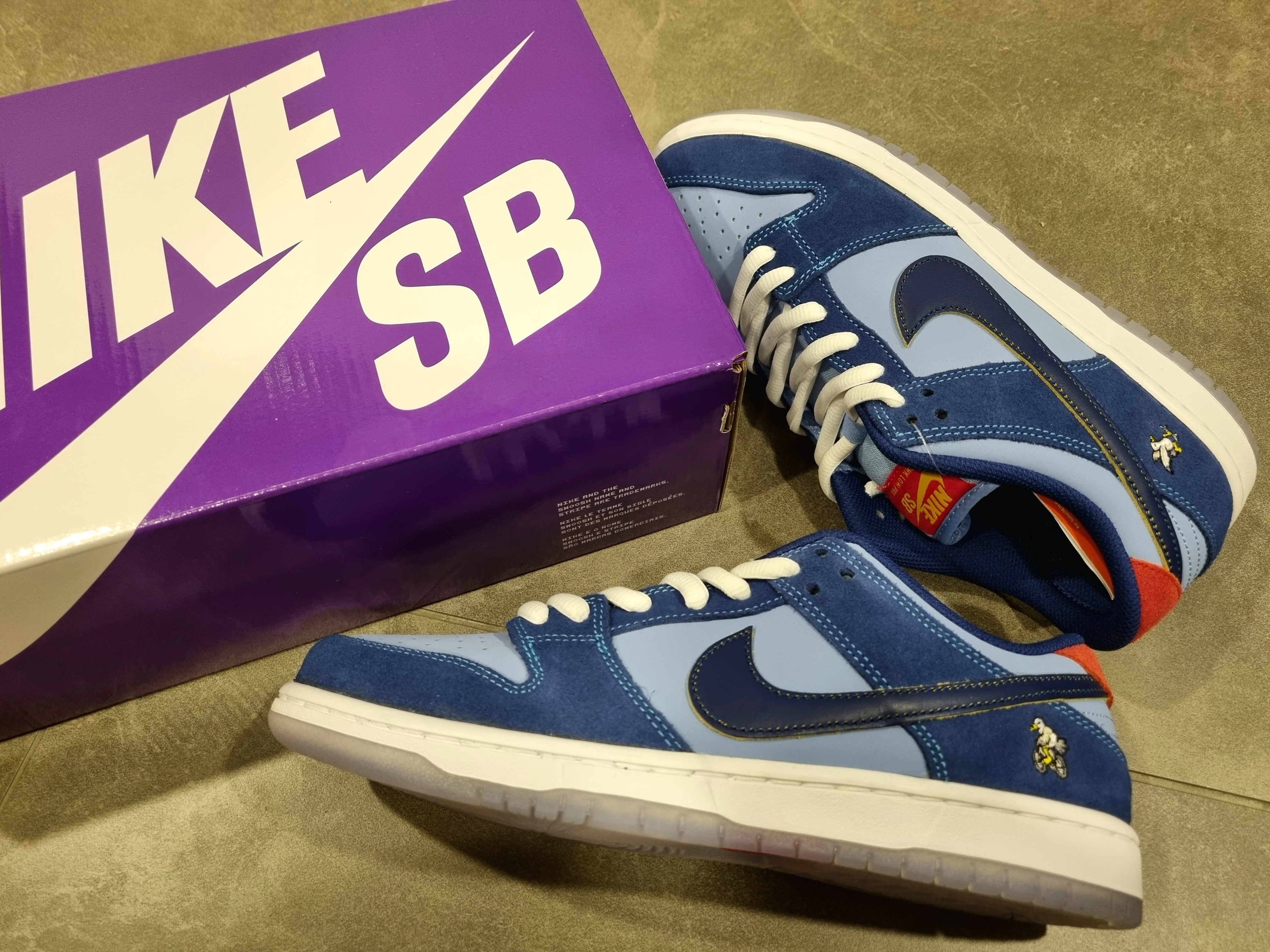 Nike x Why So Sad? SB Dunk Low Pro Coastal Blue 착용 스타일 - 4