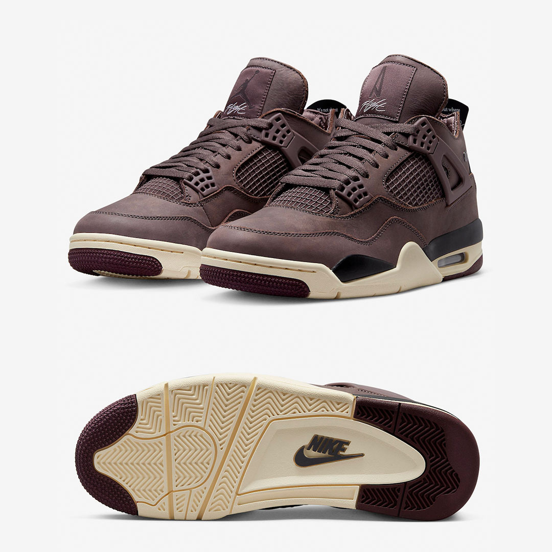 Jordan 4 x A Ma Maniere Retro Violet Ore 착용 스타일 - 2