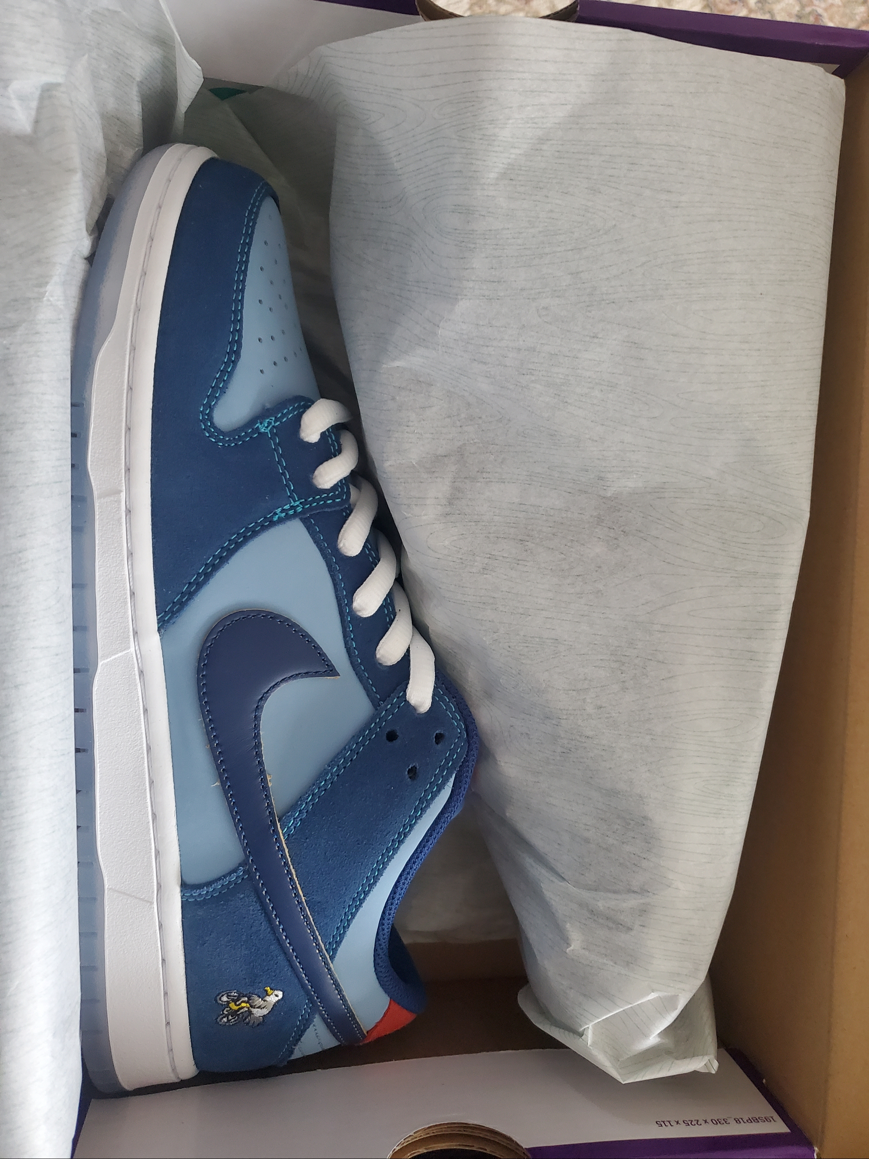 Nike x Why So Sad? SB Dunk Low Pro Coastal Blue 착용 스타일