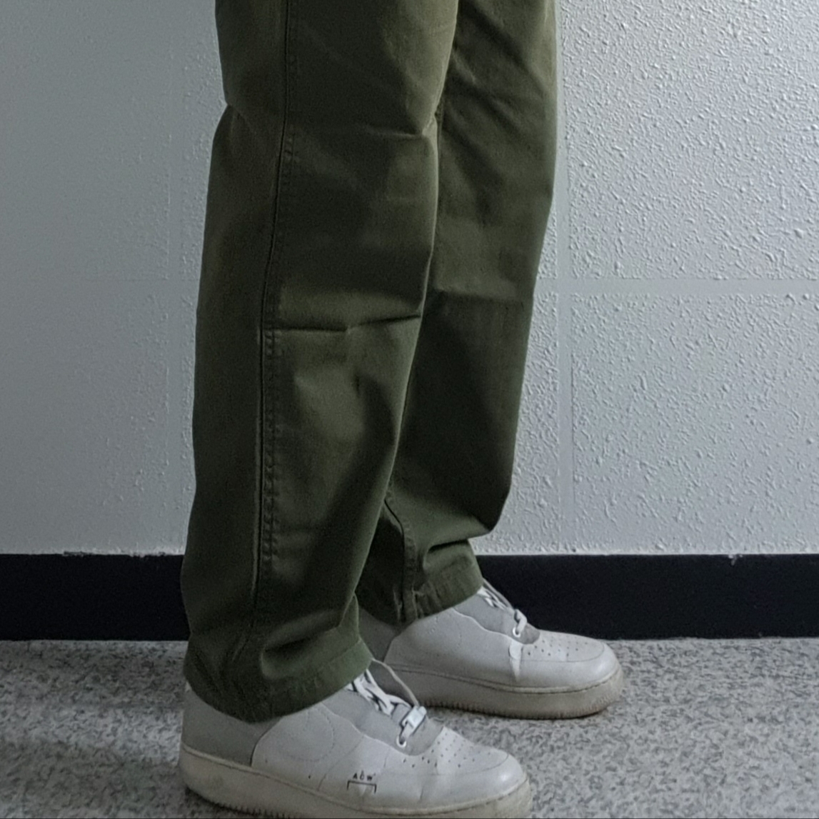 Nike x A-Cold-Wall Air Force 1 Low White 착용 스타일