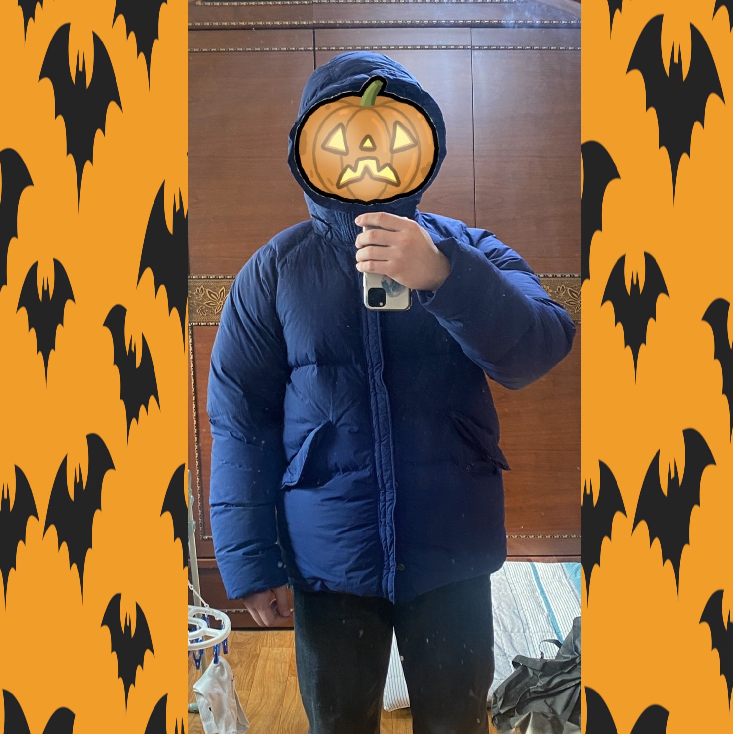 Ten C Artic Down Parka Purple Panse 착용 스타일