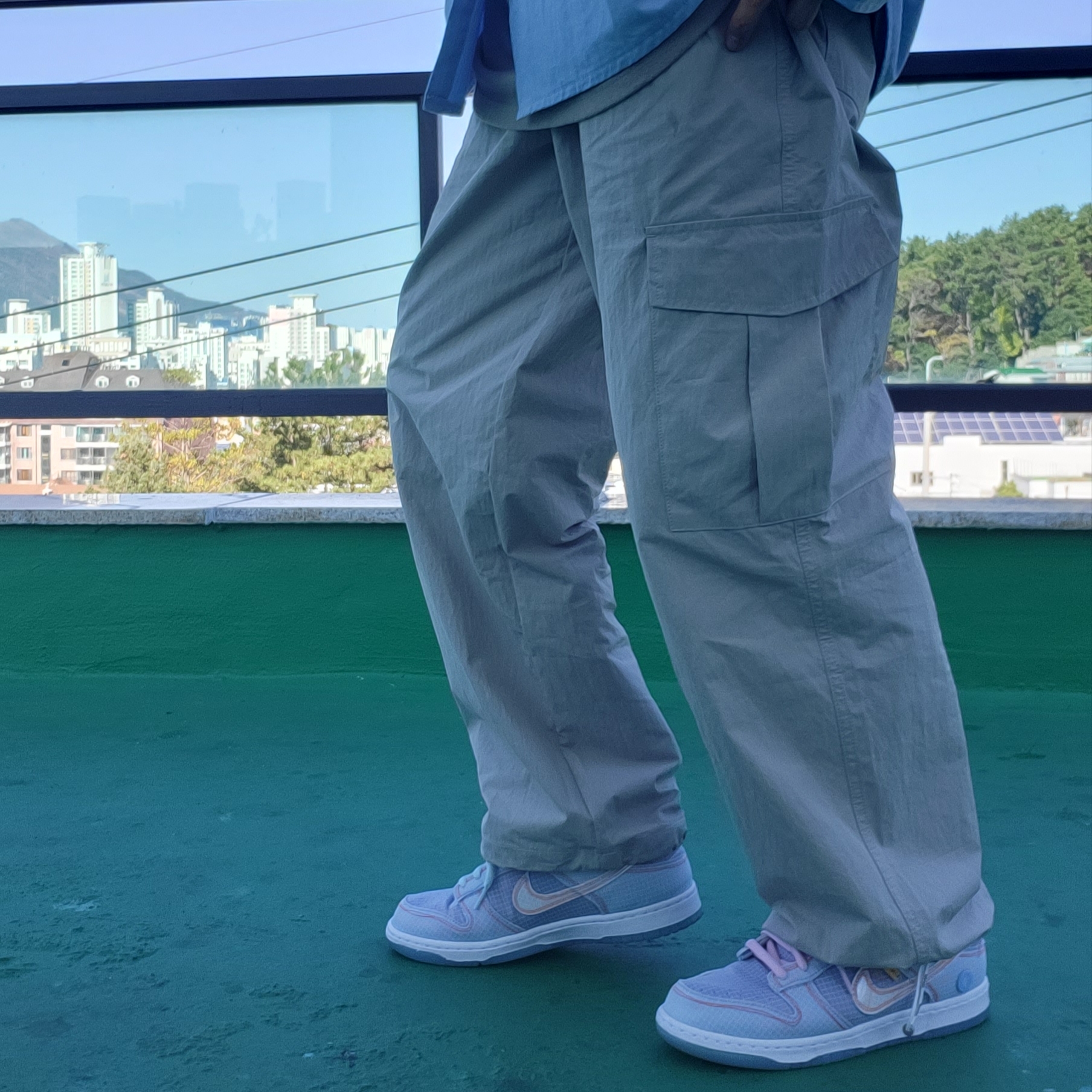 Nike x Union Dunk Low Passport Pack Argon 착용 스타일