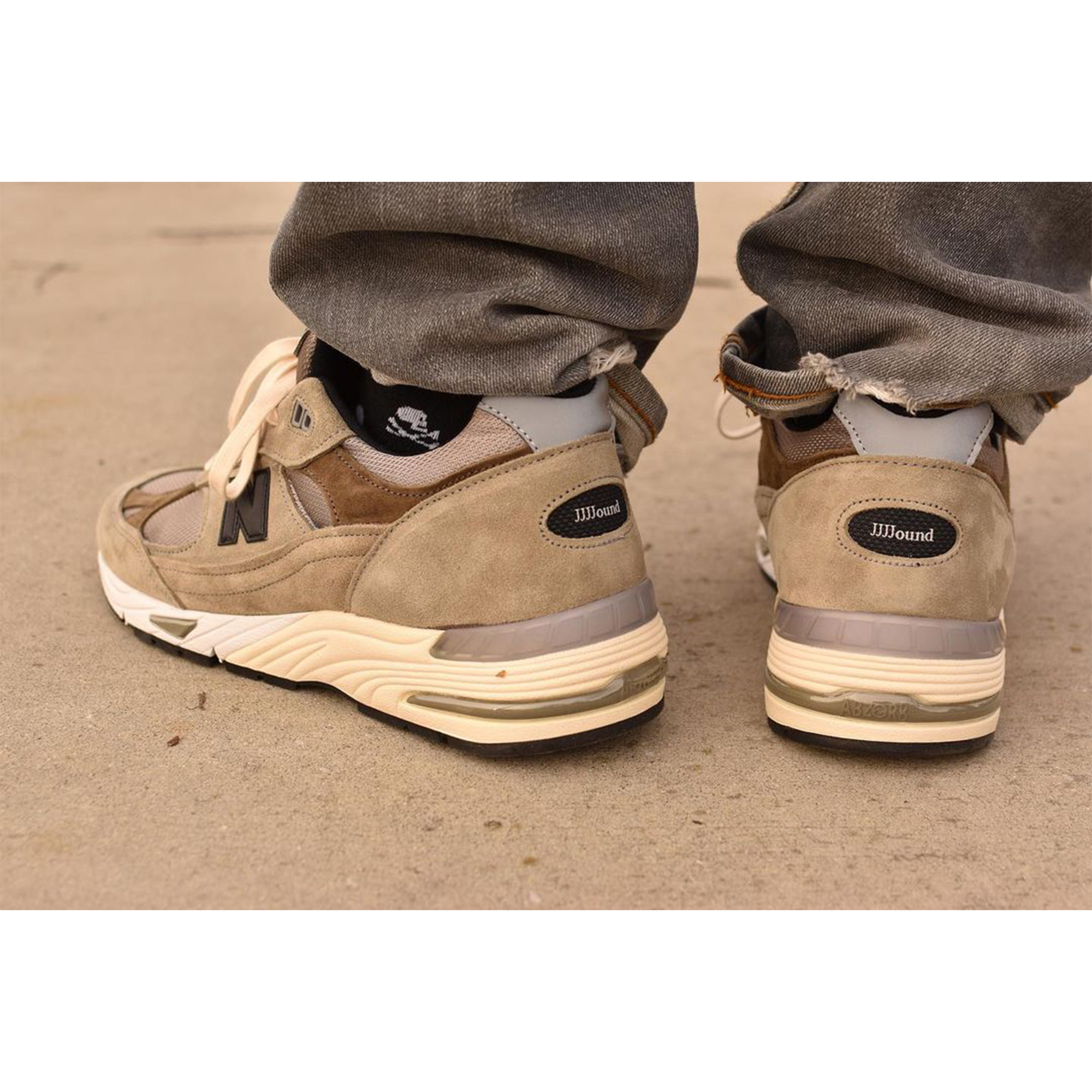 New Balance x JJJJound 991 Made in UK Grey, (W) New Balance x JJJJound 991 Made in UK Grey 착용 스타일 - 4