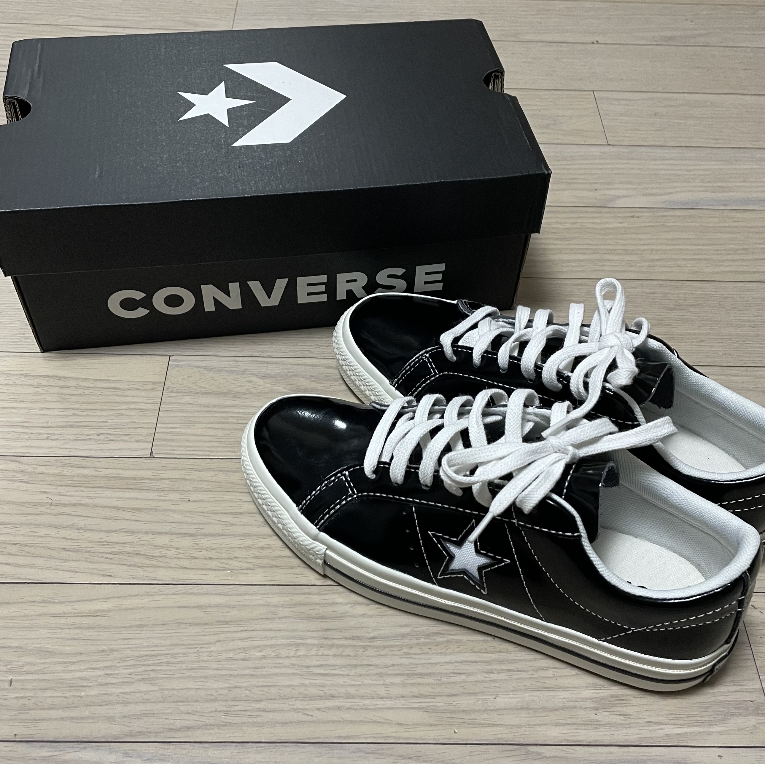 Converse One Star Ox Black 착용 스타일 - 1