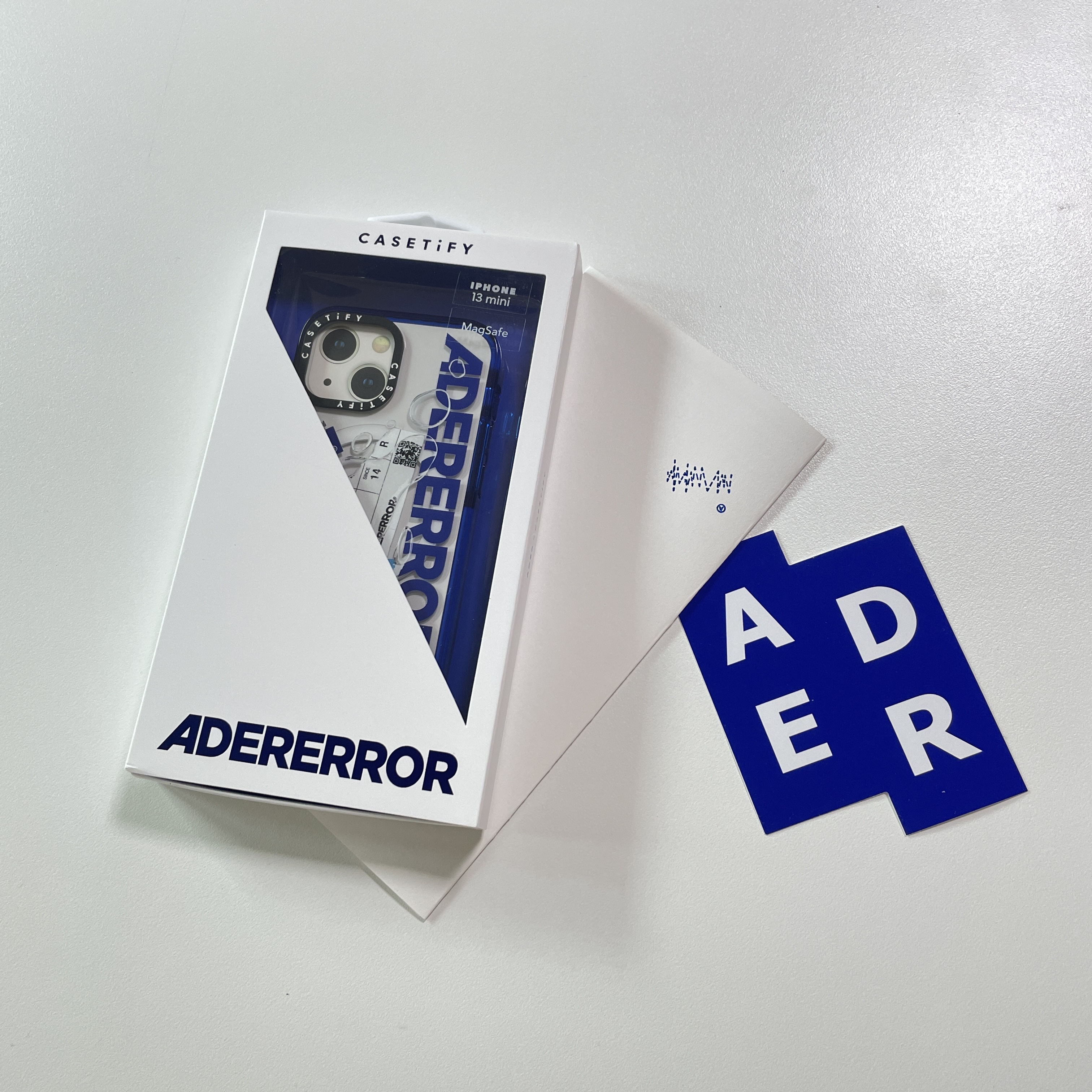 Casetify x Ader Error iPhone Sticker Magsafe Case Clear 착용 스타일