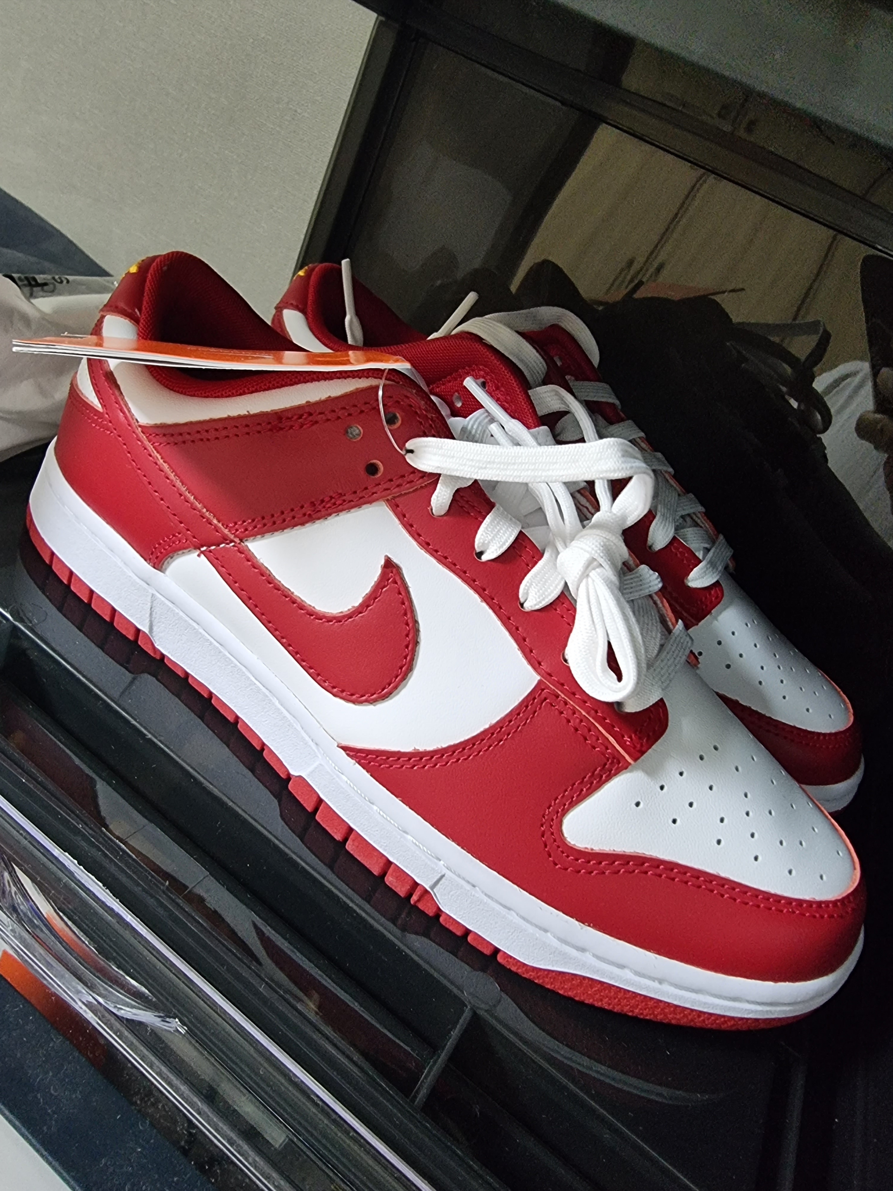 Nike Dunk Low Retro Gym Red 착용 스타일 - 2