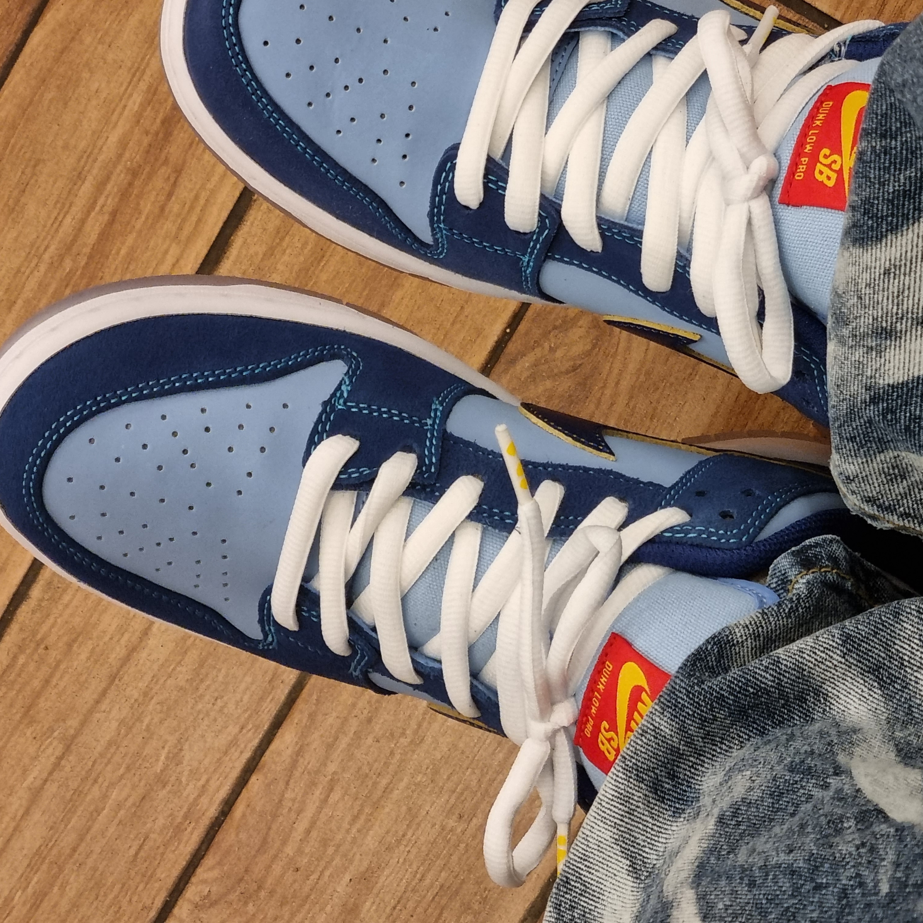 Nike x Why So Sad? SB Dunk Low Pro Coastal Blue 착용 스타일