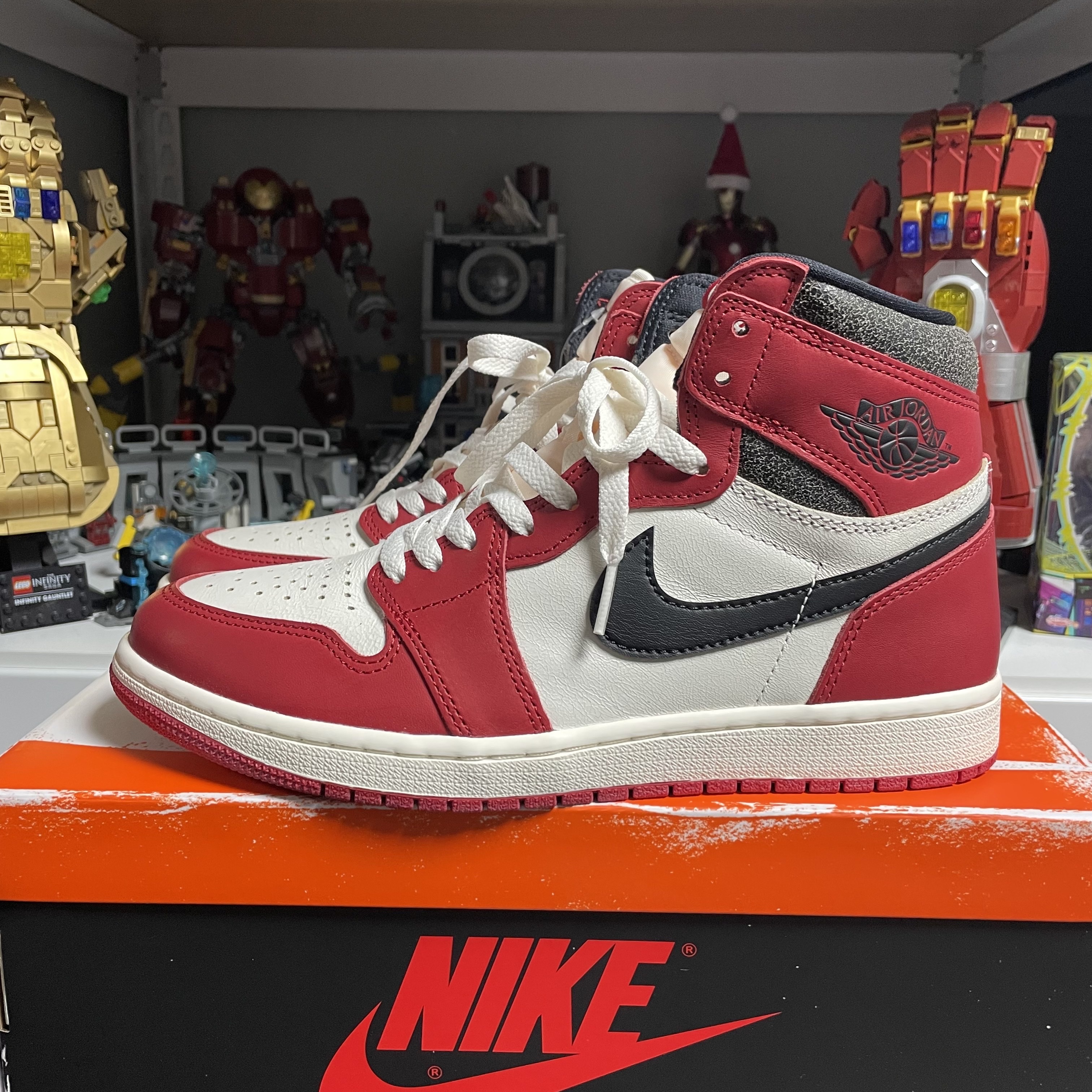 Jordan 1 Retro High OG Chicago 2022, Lego Marvel Infinity Gauntlet 착용 스타일
